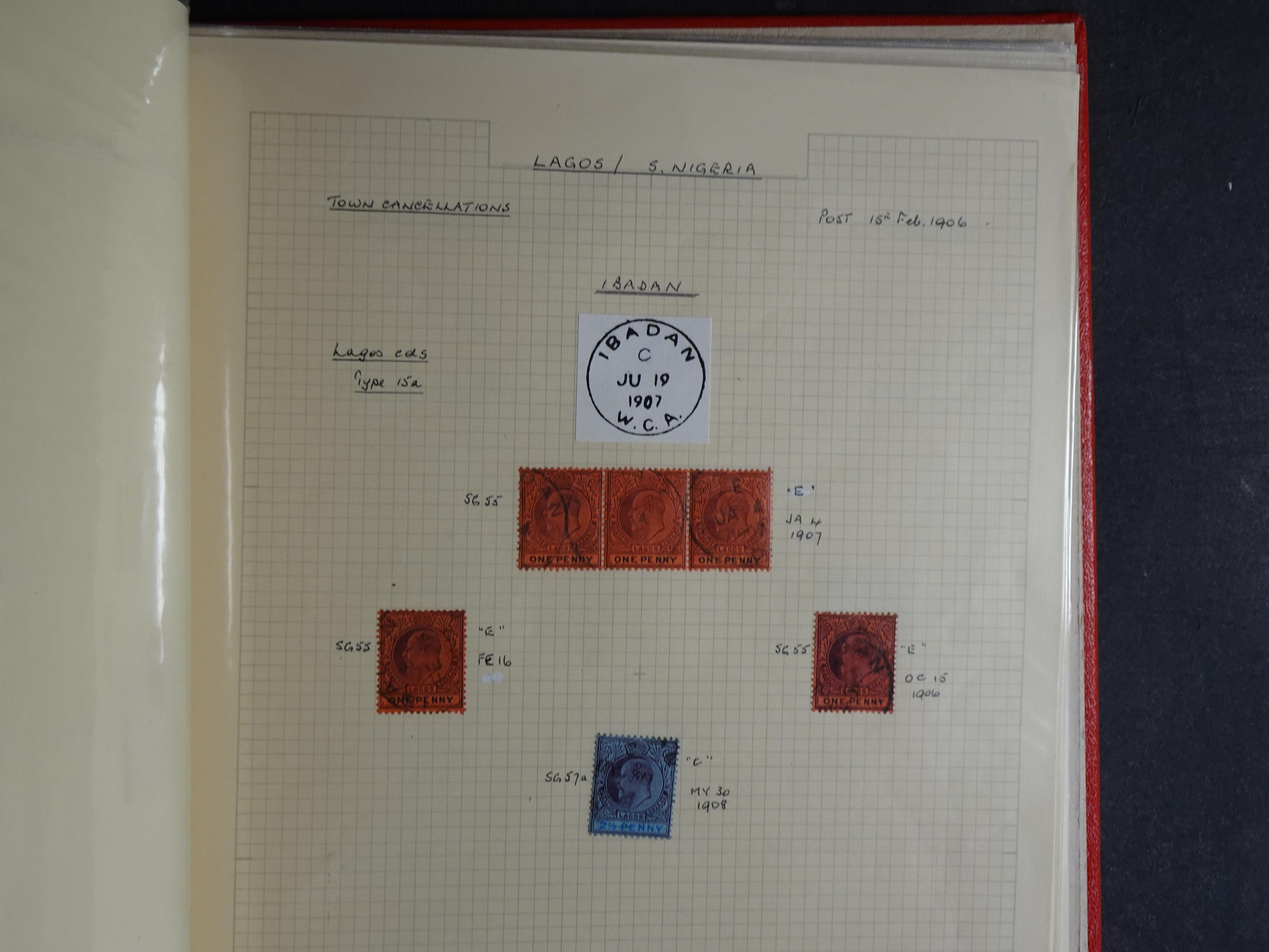 Lagos mooie collectie op stempels verzameld.
Leuk geheel. 25