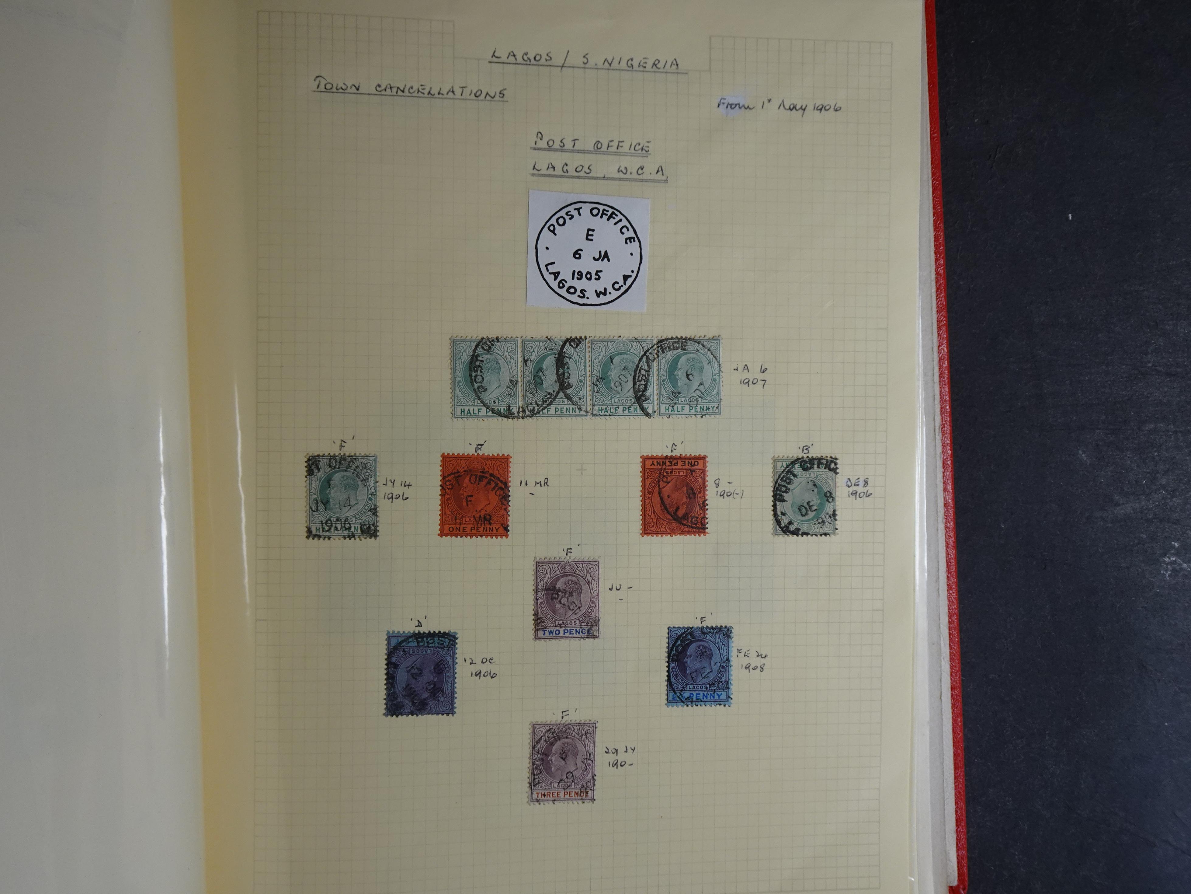 Lagos mooie collectie op stempels verzameld.
Leuk geheel. 30