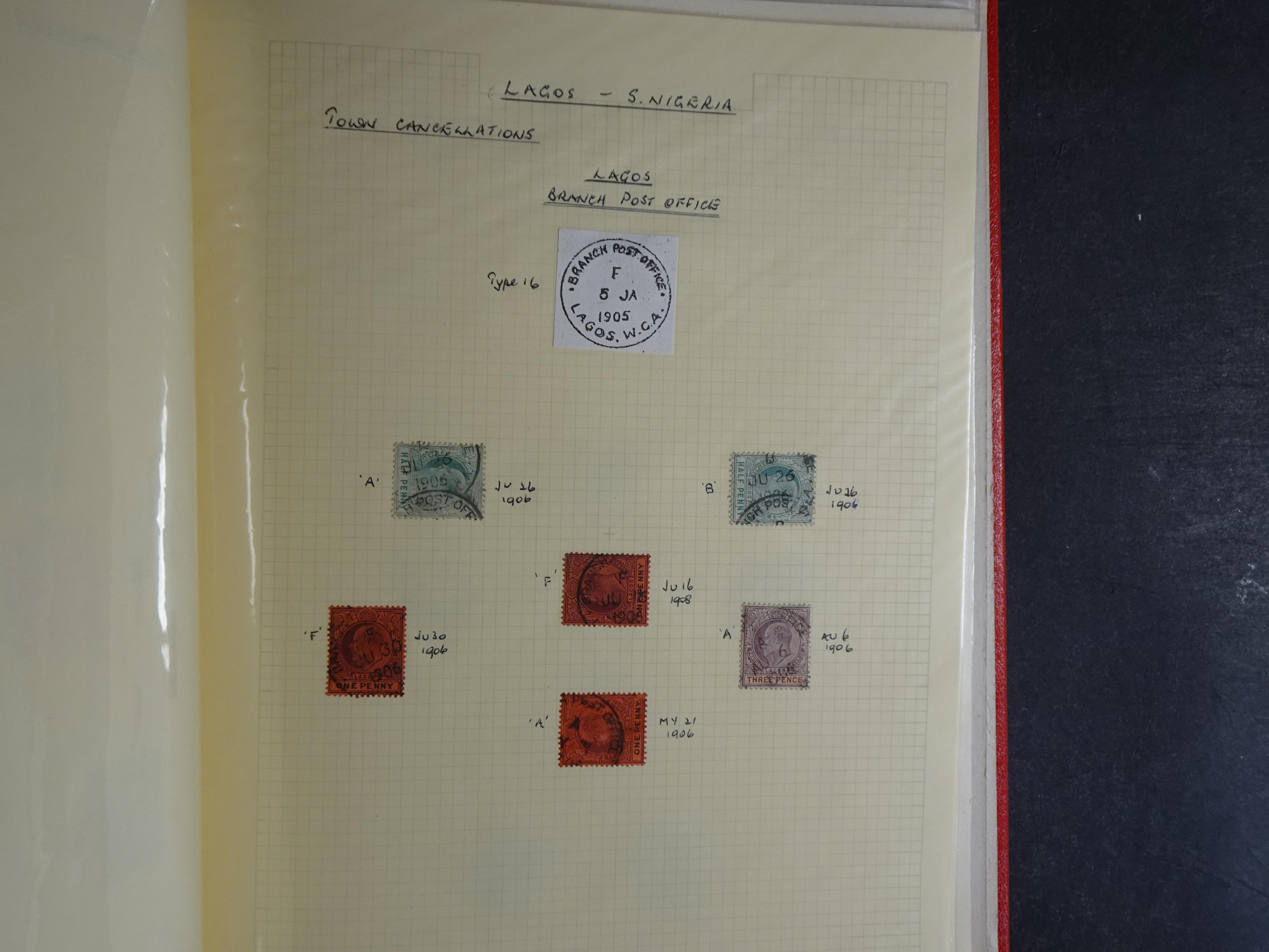 Lagos mooie collectie op stempels verzameld.
Leuk geheel. 31