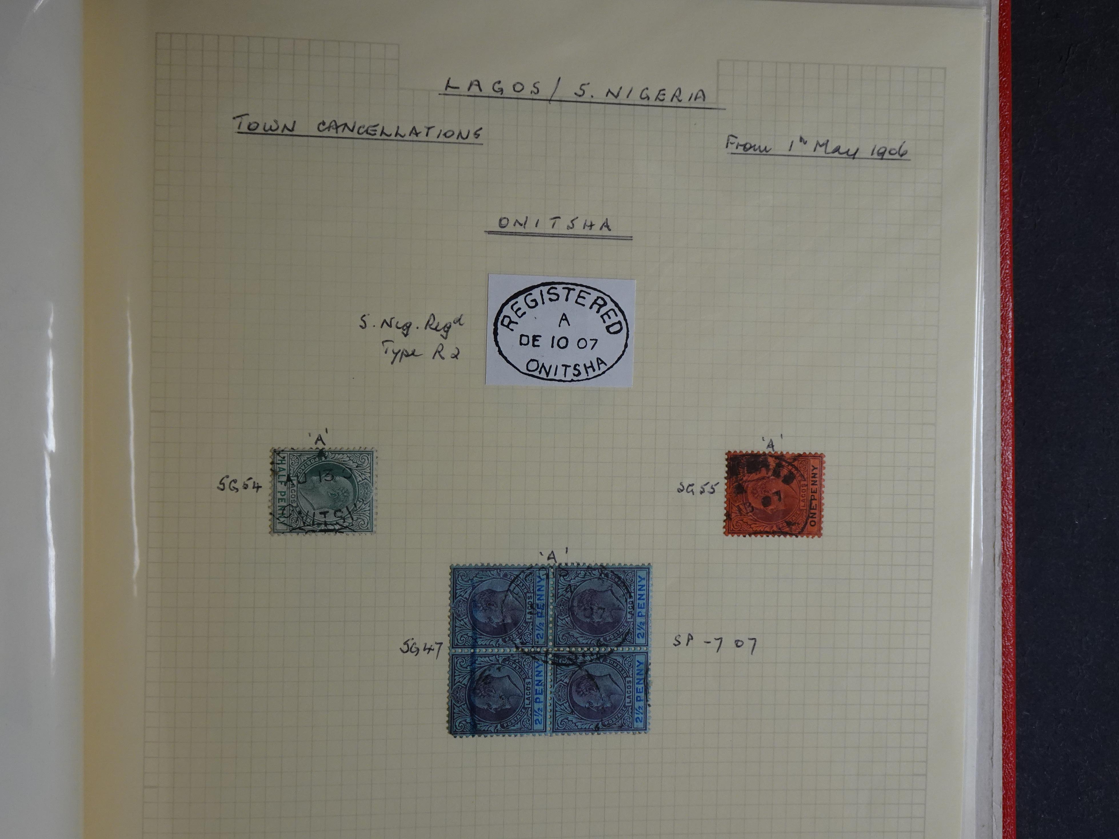 Lagos mooie collectie op stempels verzameld.
Leuk geheel. 33