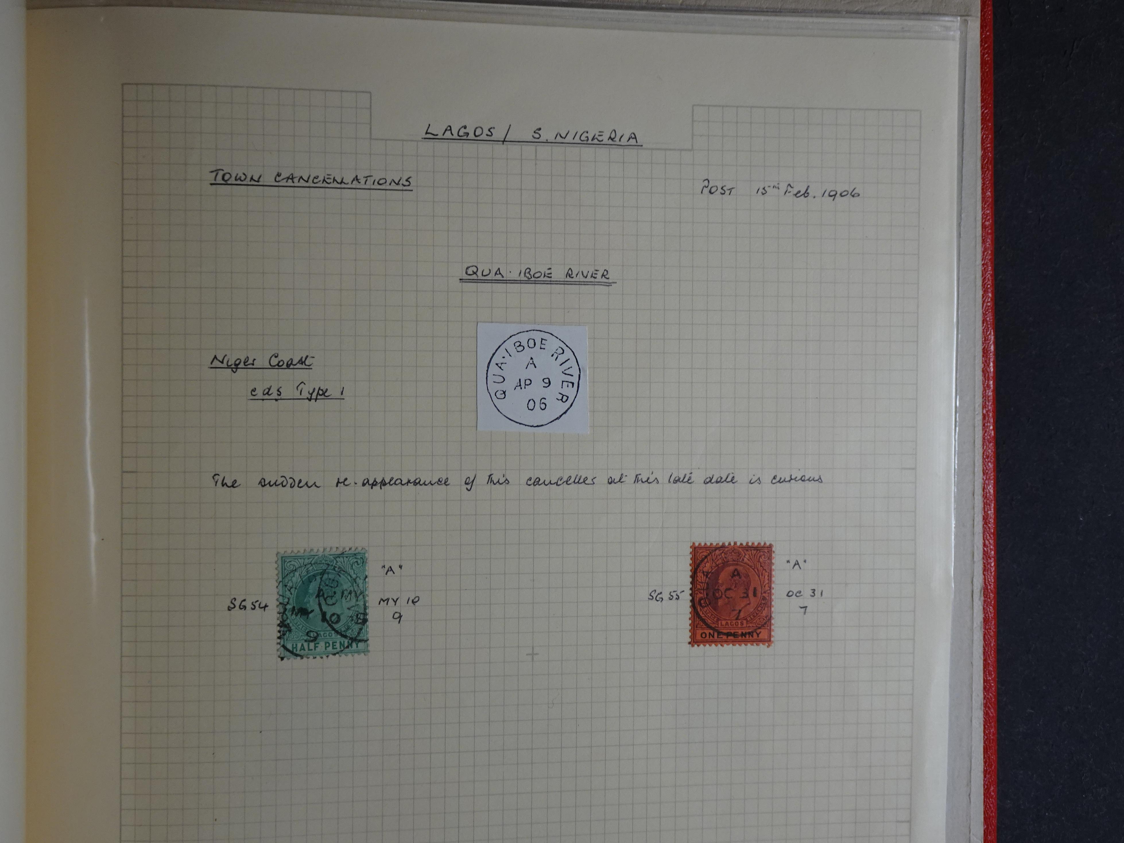 Lagos mooie collectie op stempels verzameld.
Leuk geheel. 35