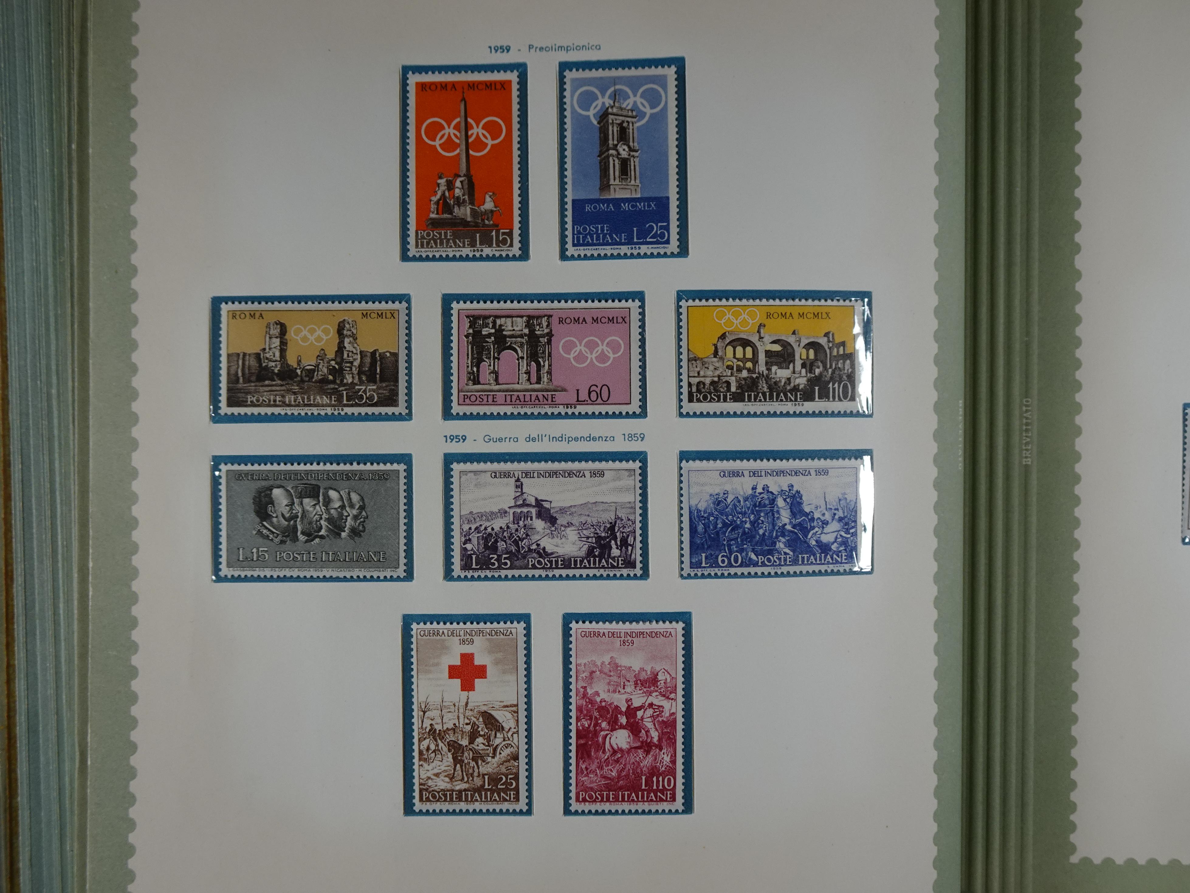 Mooie collectie postfris goed "Back of the Book", hoge waarde. 35