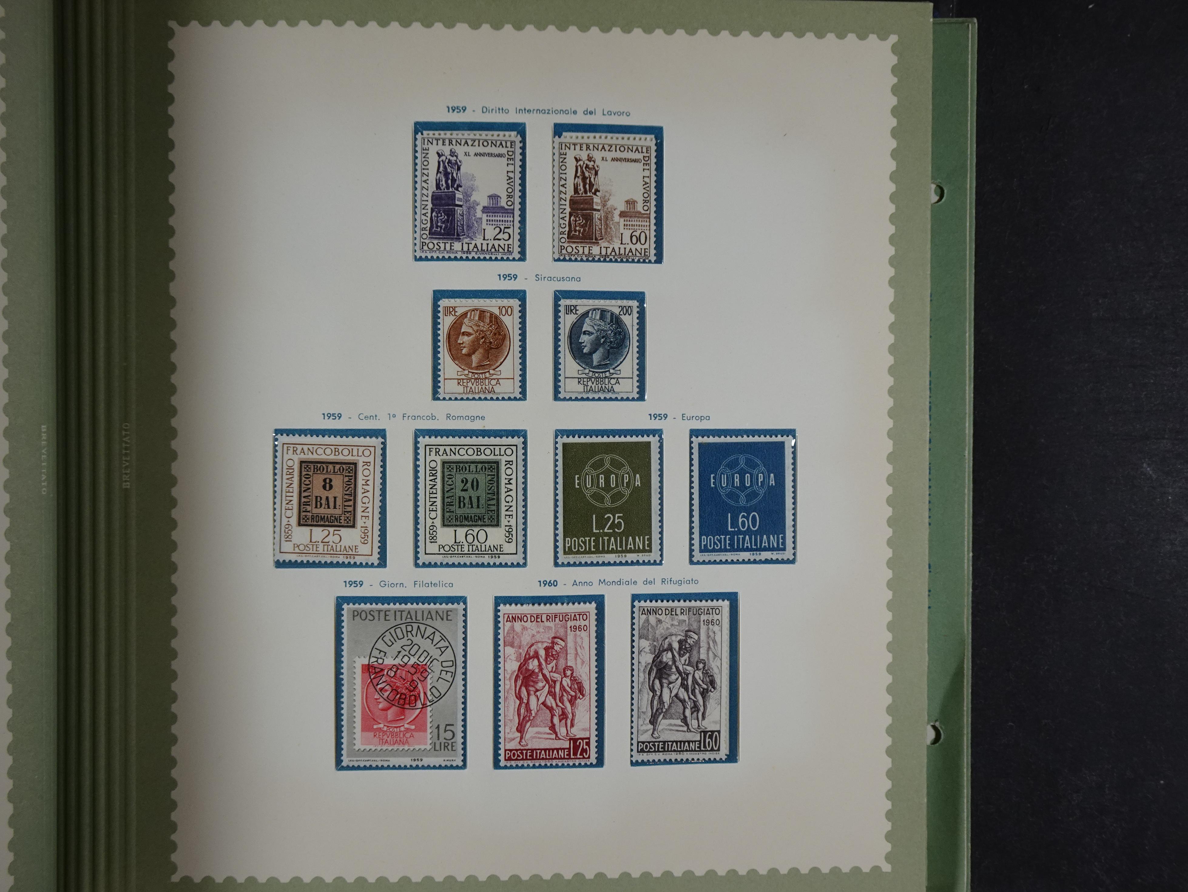 Mooie collectie postfris goed "Back of the Book", hoge waarde. 36