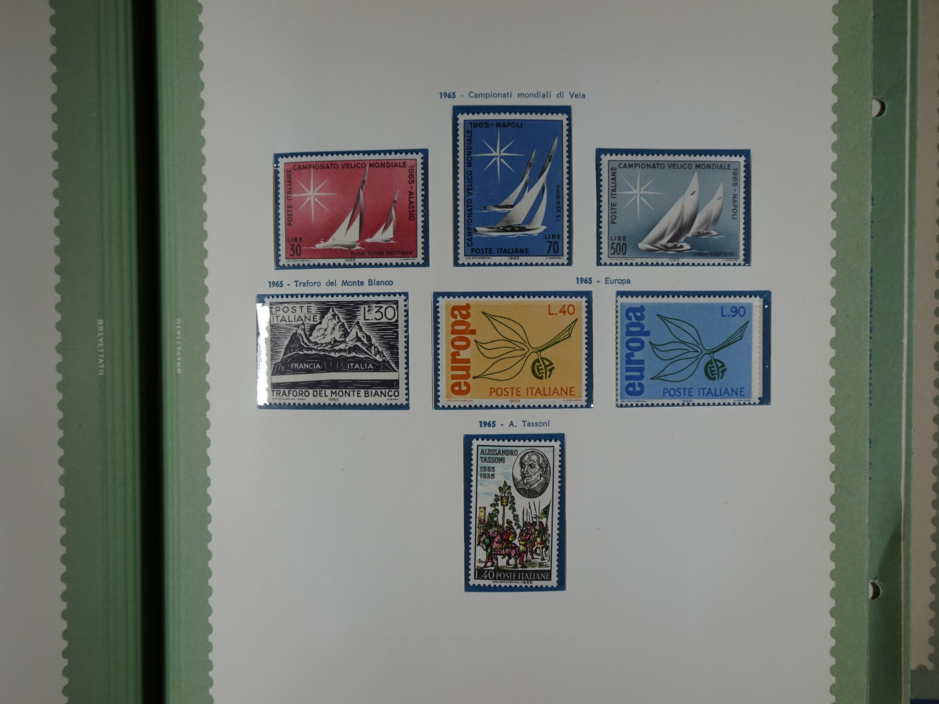 Mooie collectie postfris goed "Back of the Book", hoge waarde. 50