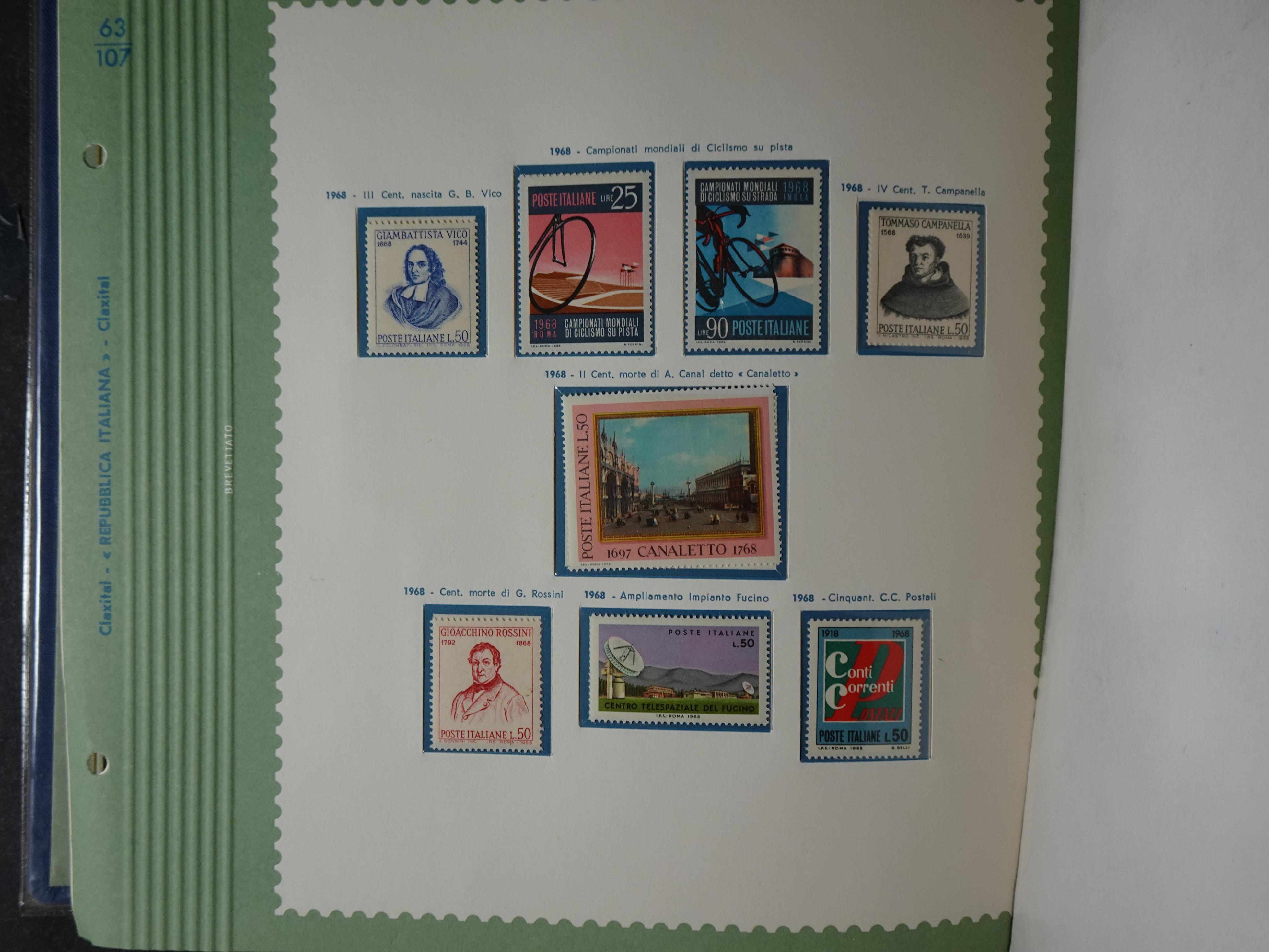 Mooie collectie postfris goed "Back of the Book", hoge waarde. 61