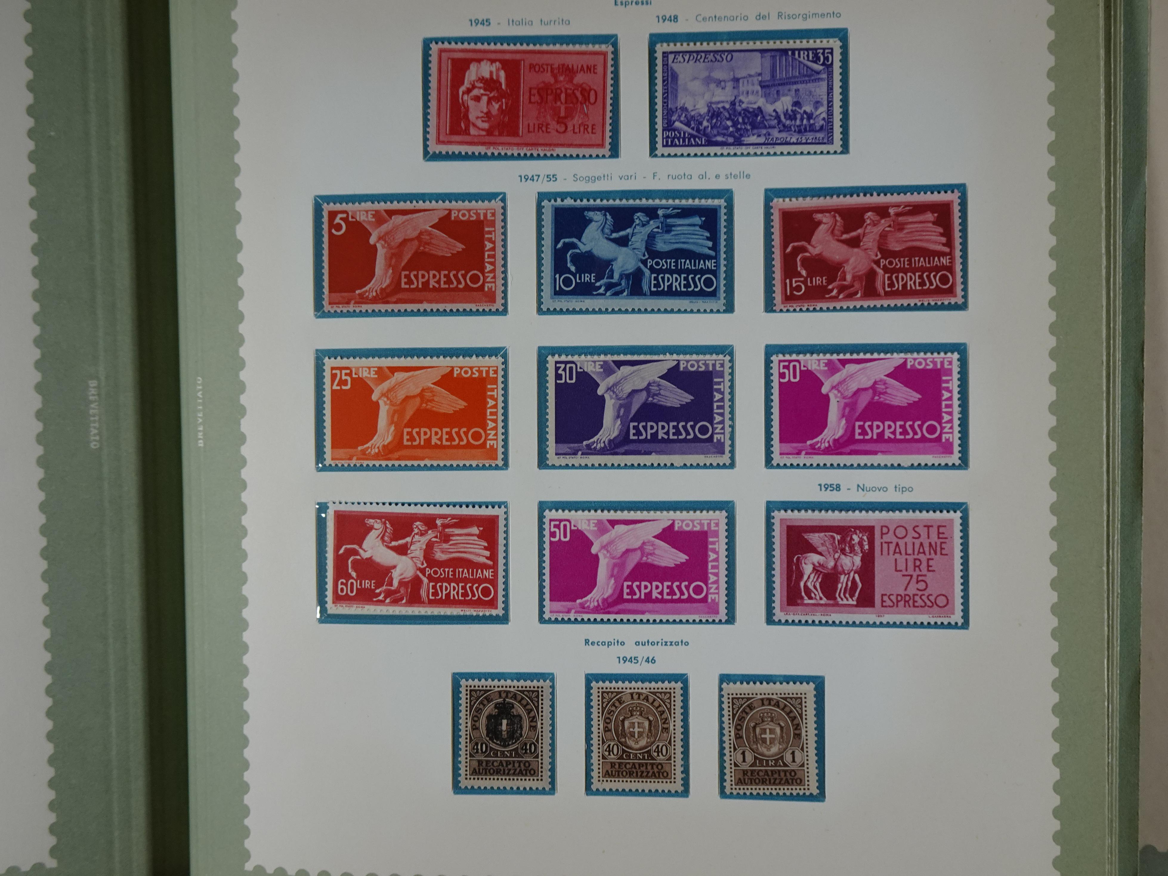 Mooie collectie postfris goed "Back of the Book", hoge waarde. 67