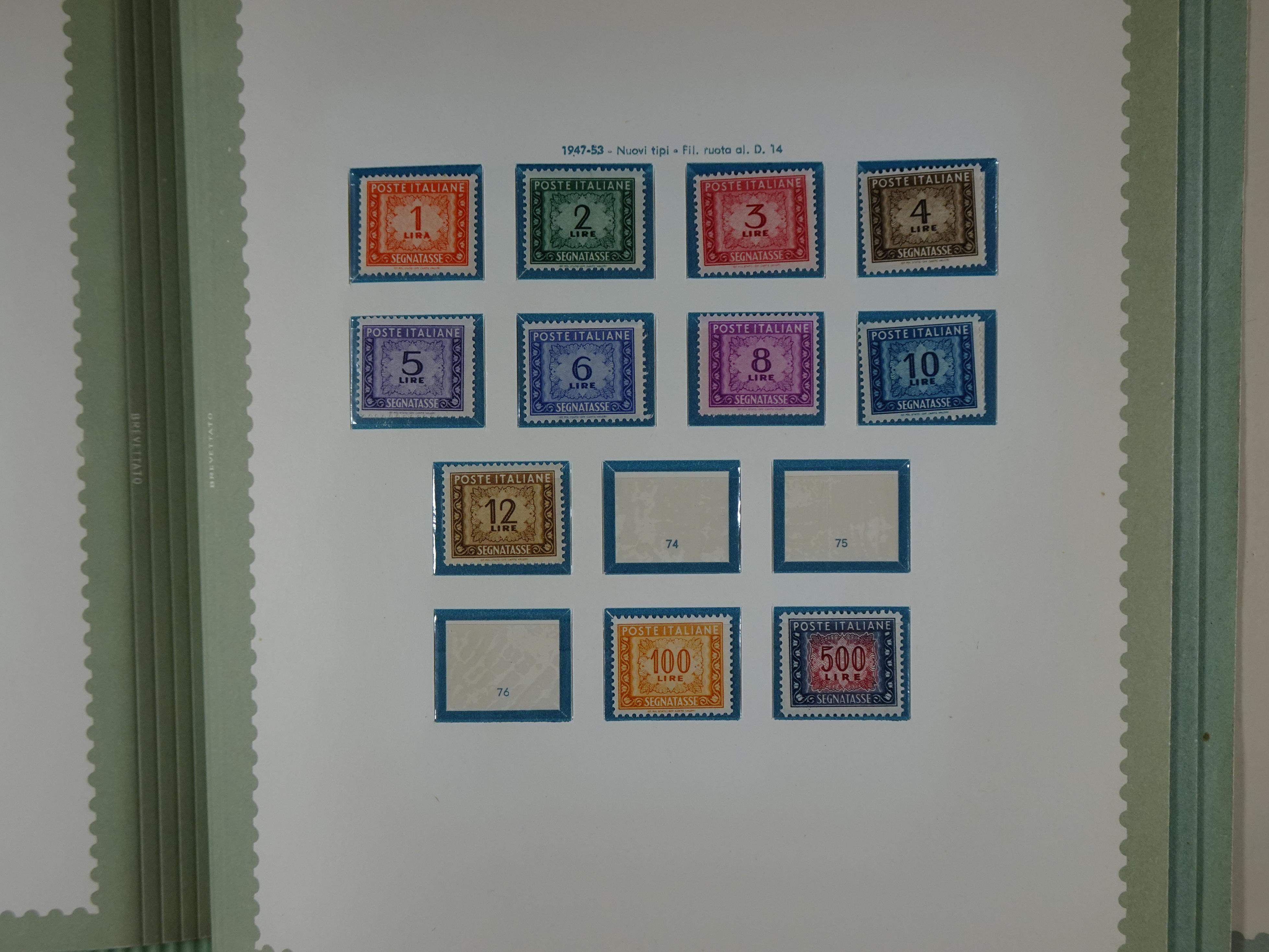 Mooie collectie postfris goed "Back of the Book", hoge waarde. 79