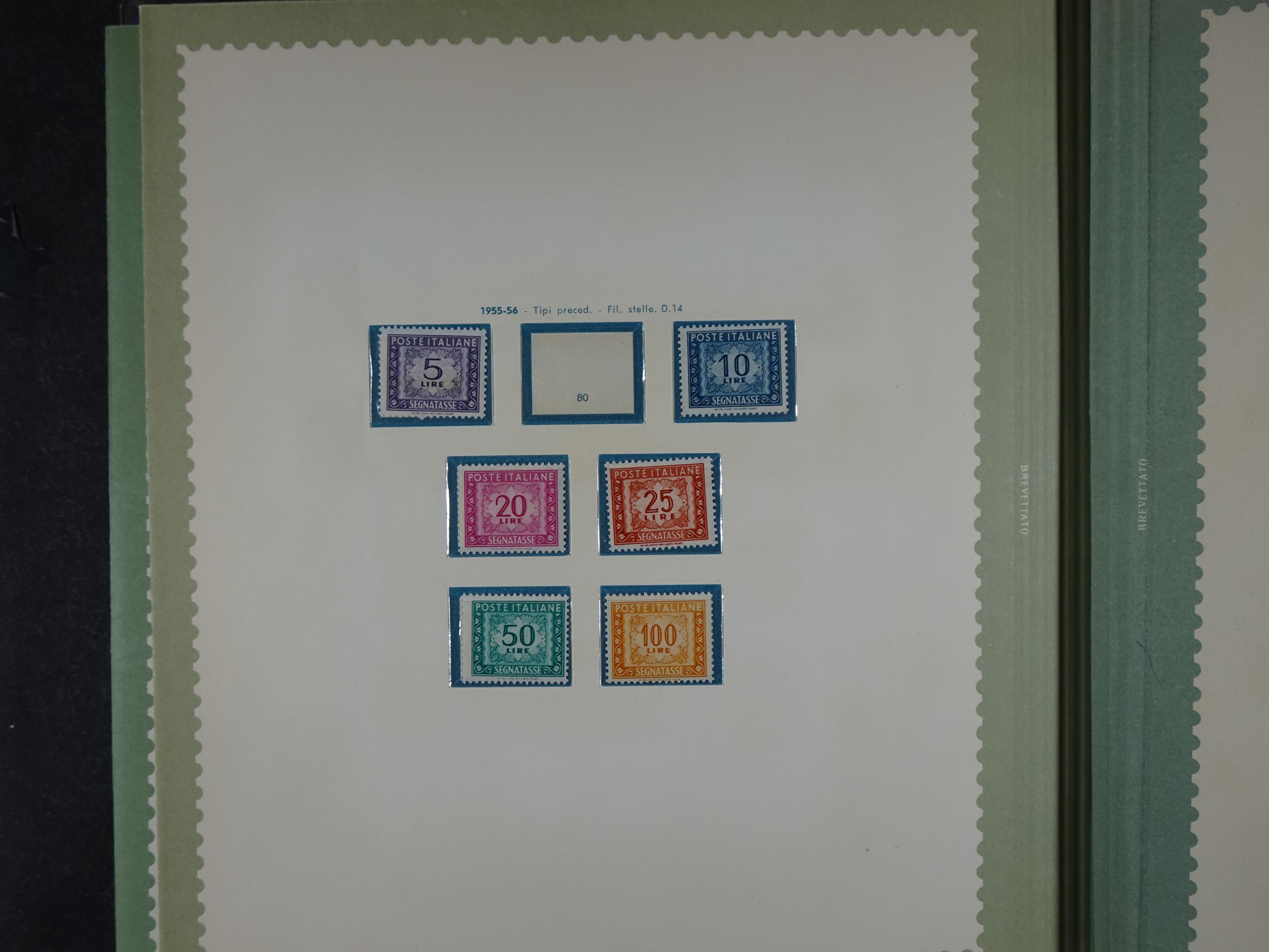 Mooie collectie postfris goed "Back of the Book", hoge waarde. 80