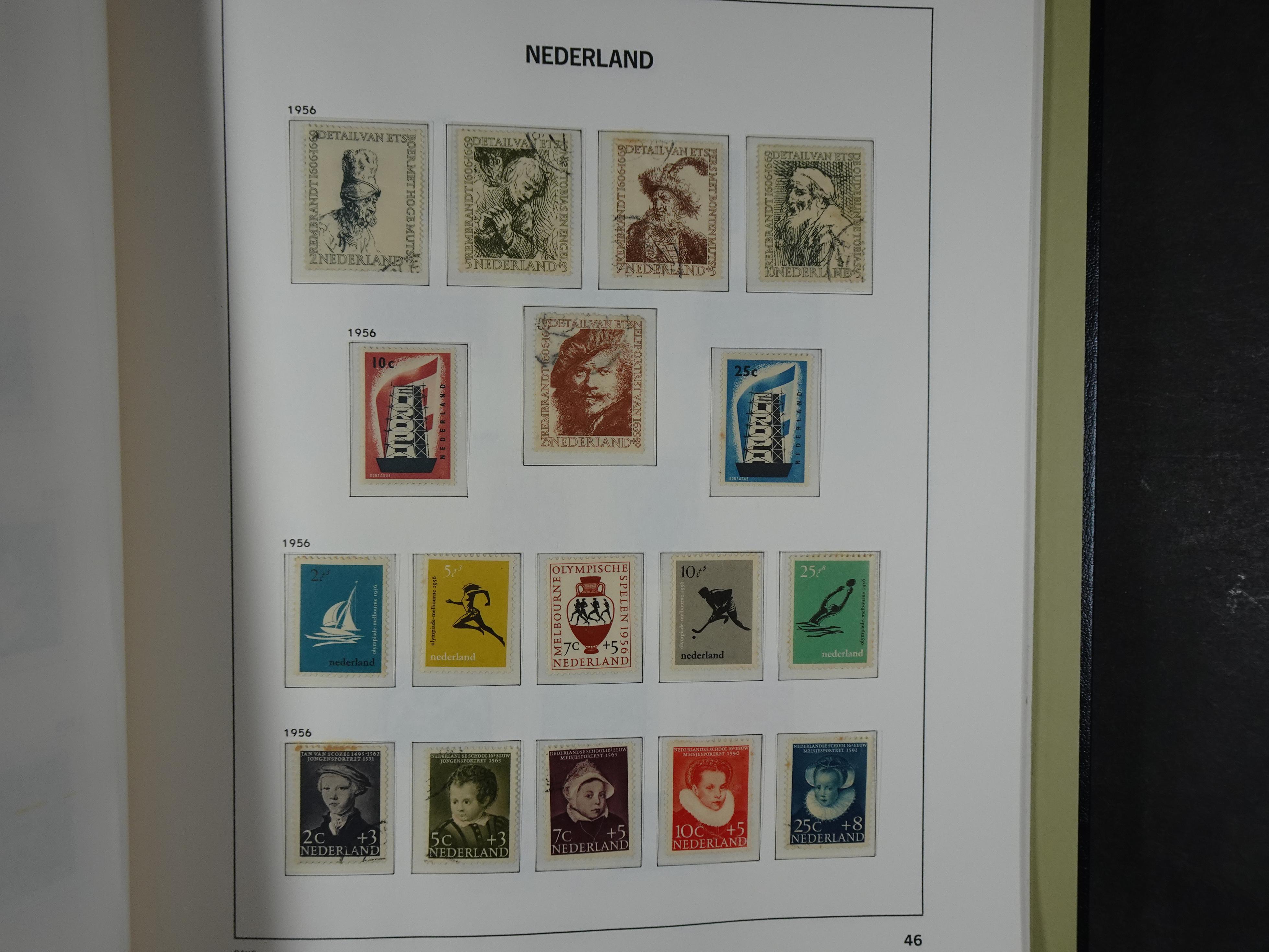 Mooie verzameling met leuk roltanding en port, leuke waarde. 45