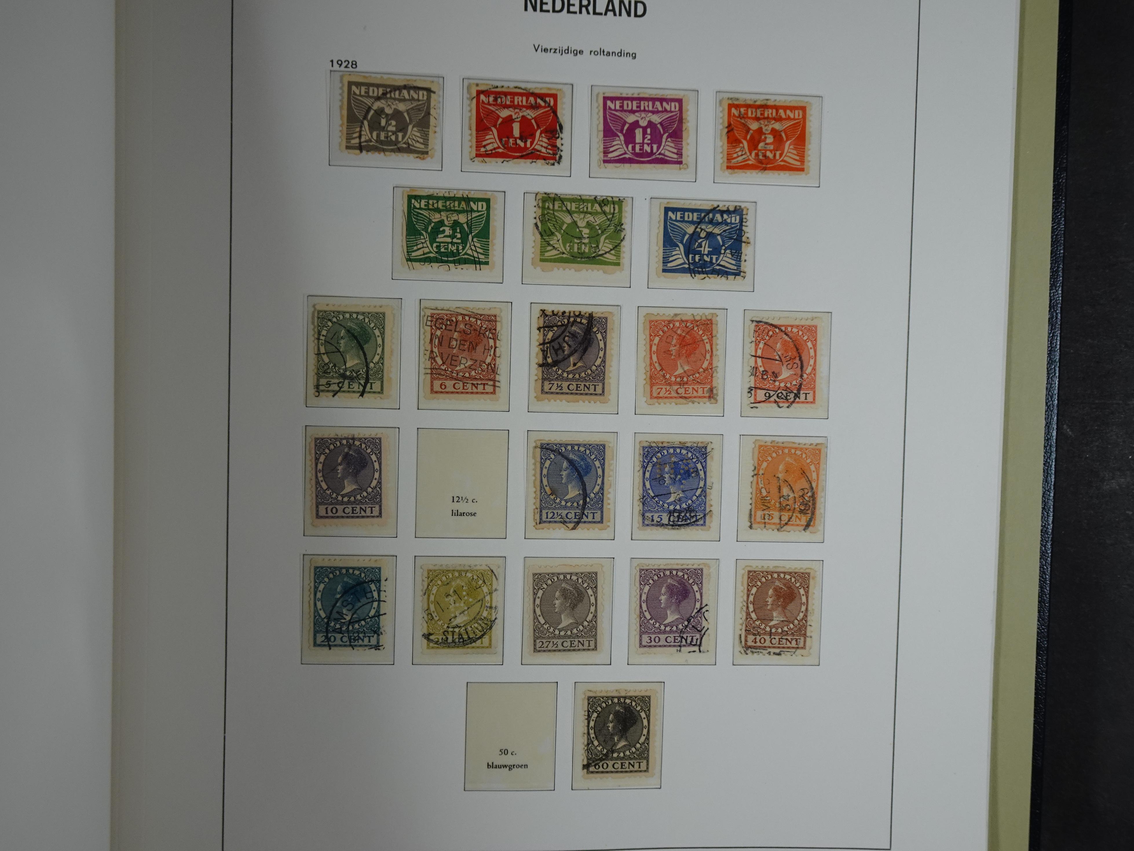 Mooie verzameling met leuk roltanding en port, leuke waarde. 55