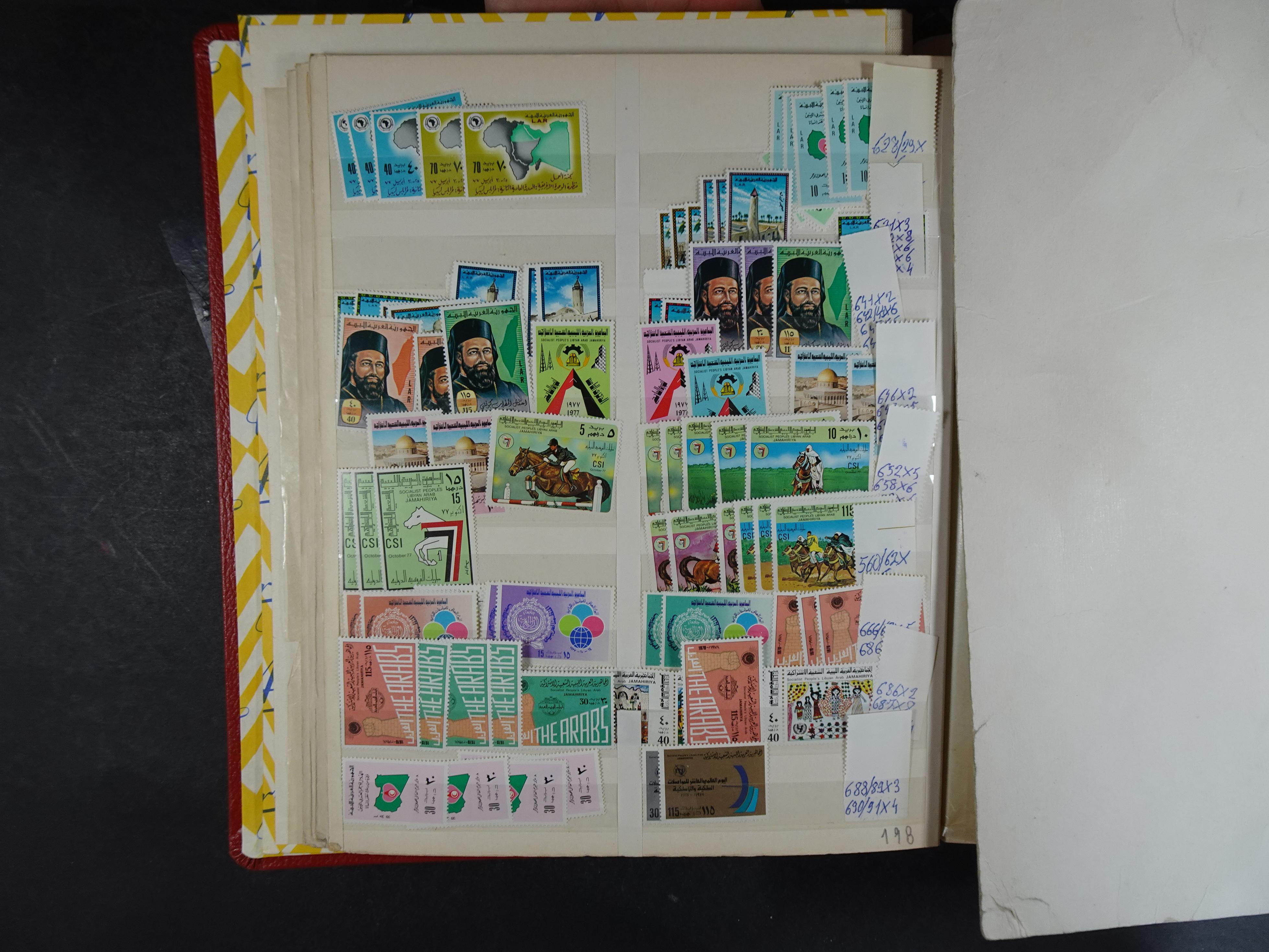 Voorraad boek met prachtig postfris materiaal waar onder complete betere series. Niet vaak aangeboden. 8