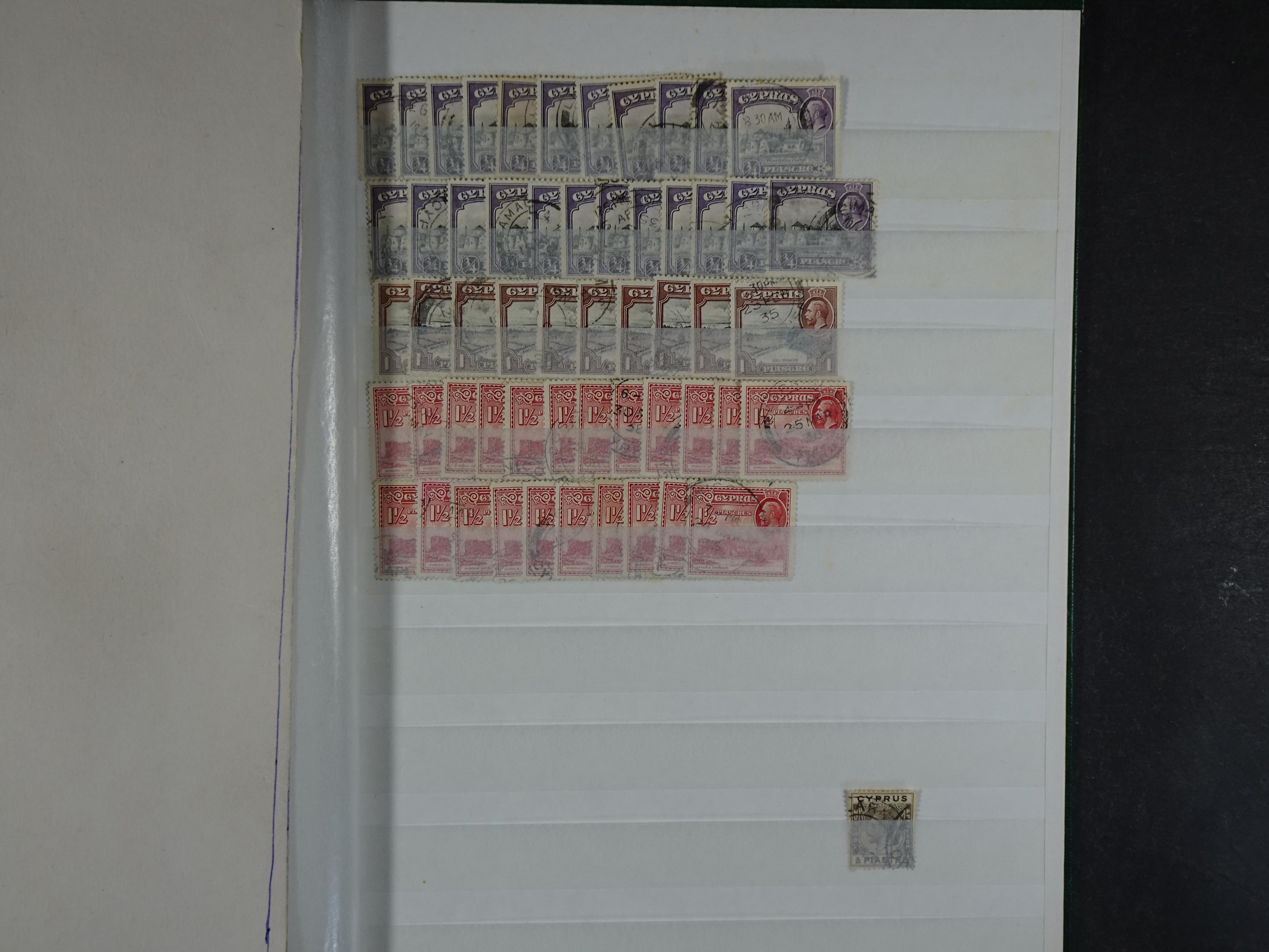 Prachtig materiaal Victoria - George V.
met interessante stempels. Veel betere materiaal.
+Cyprus. 13