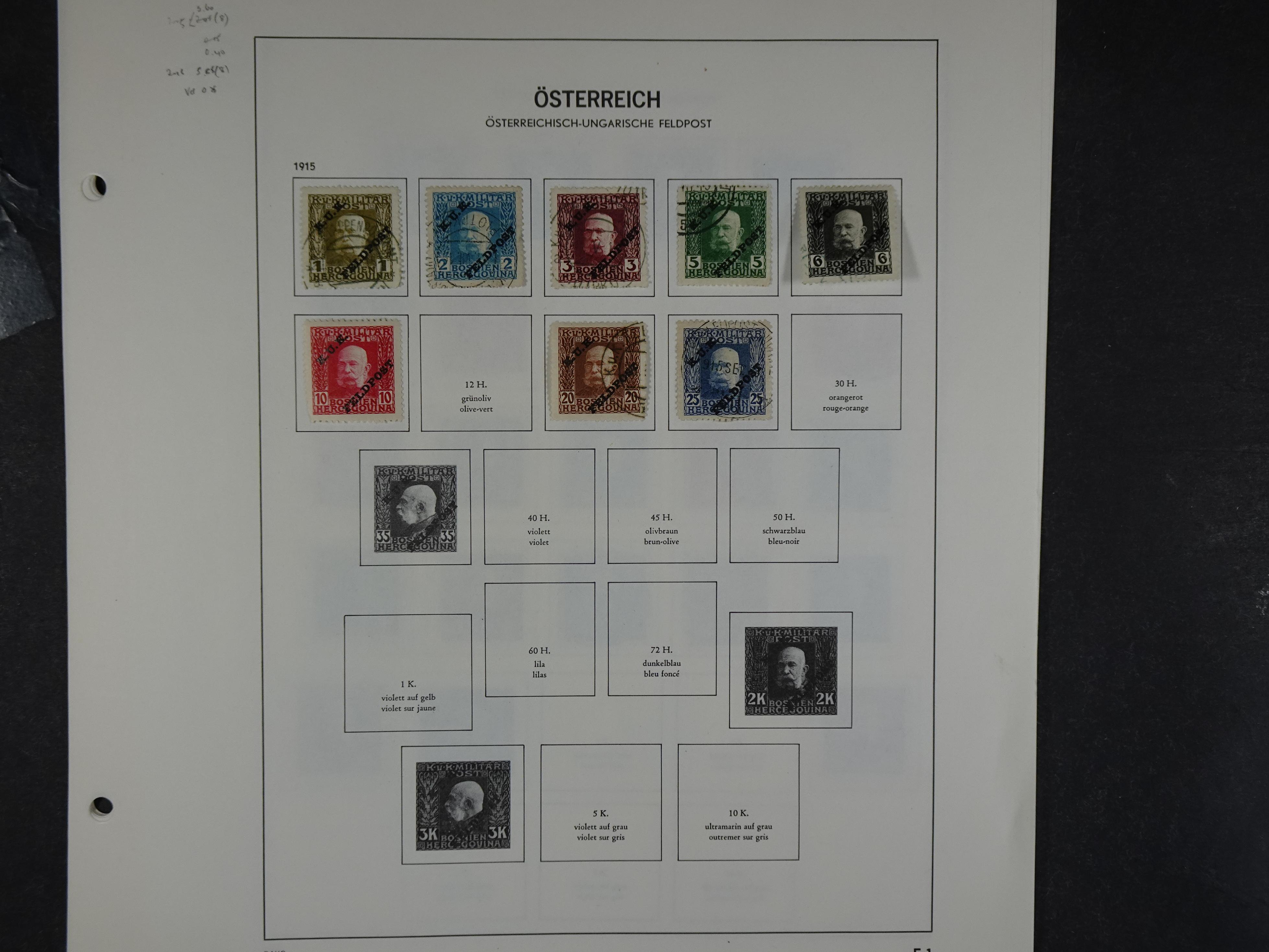 Doos met velerlei verrassingen waar onder betere zegels.
FUNDGRUBE.