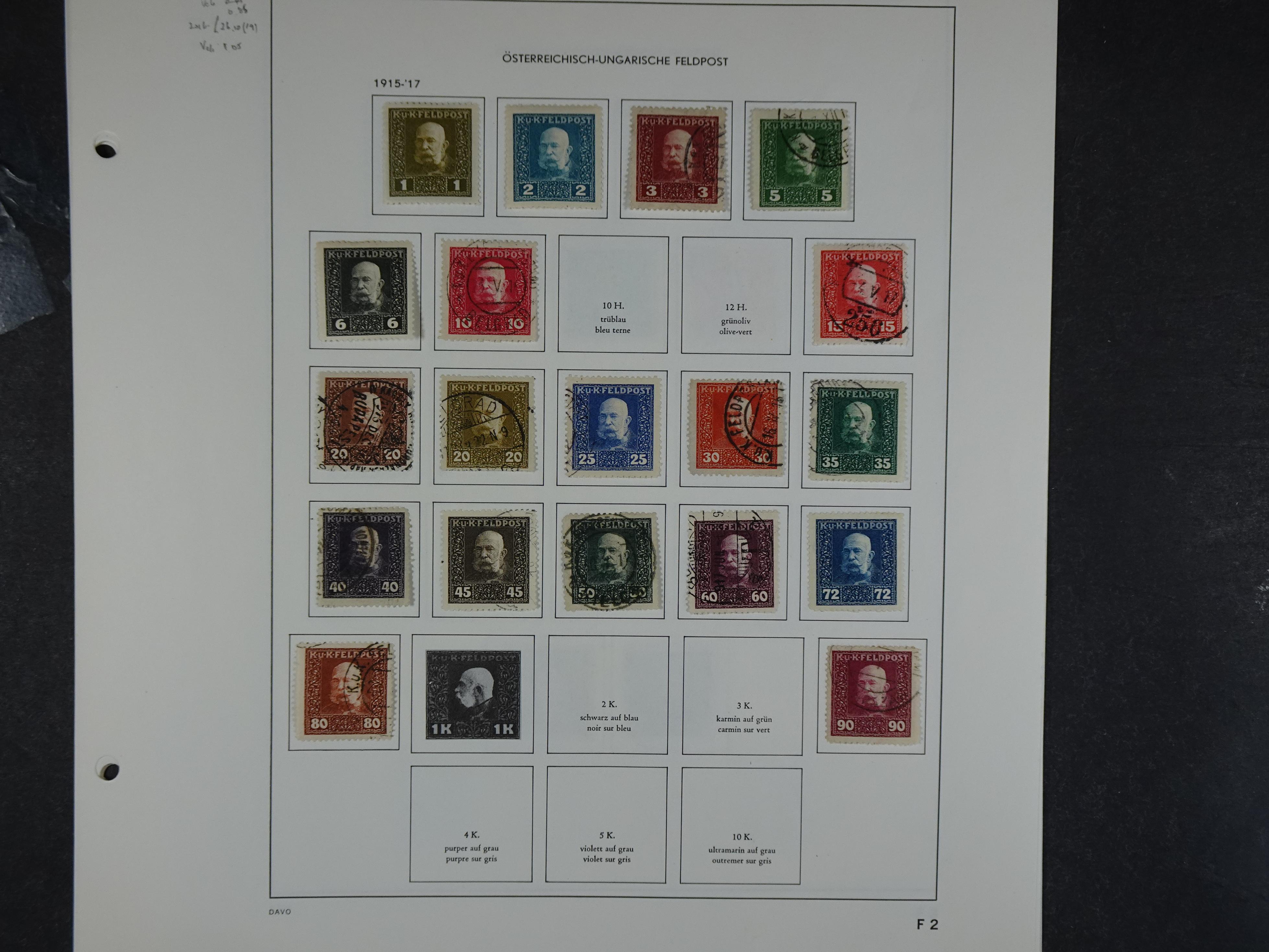 Doos met velerlei verrassingen waar onder betere zegels.
FUNDGRUBE. 2