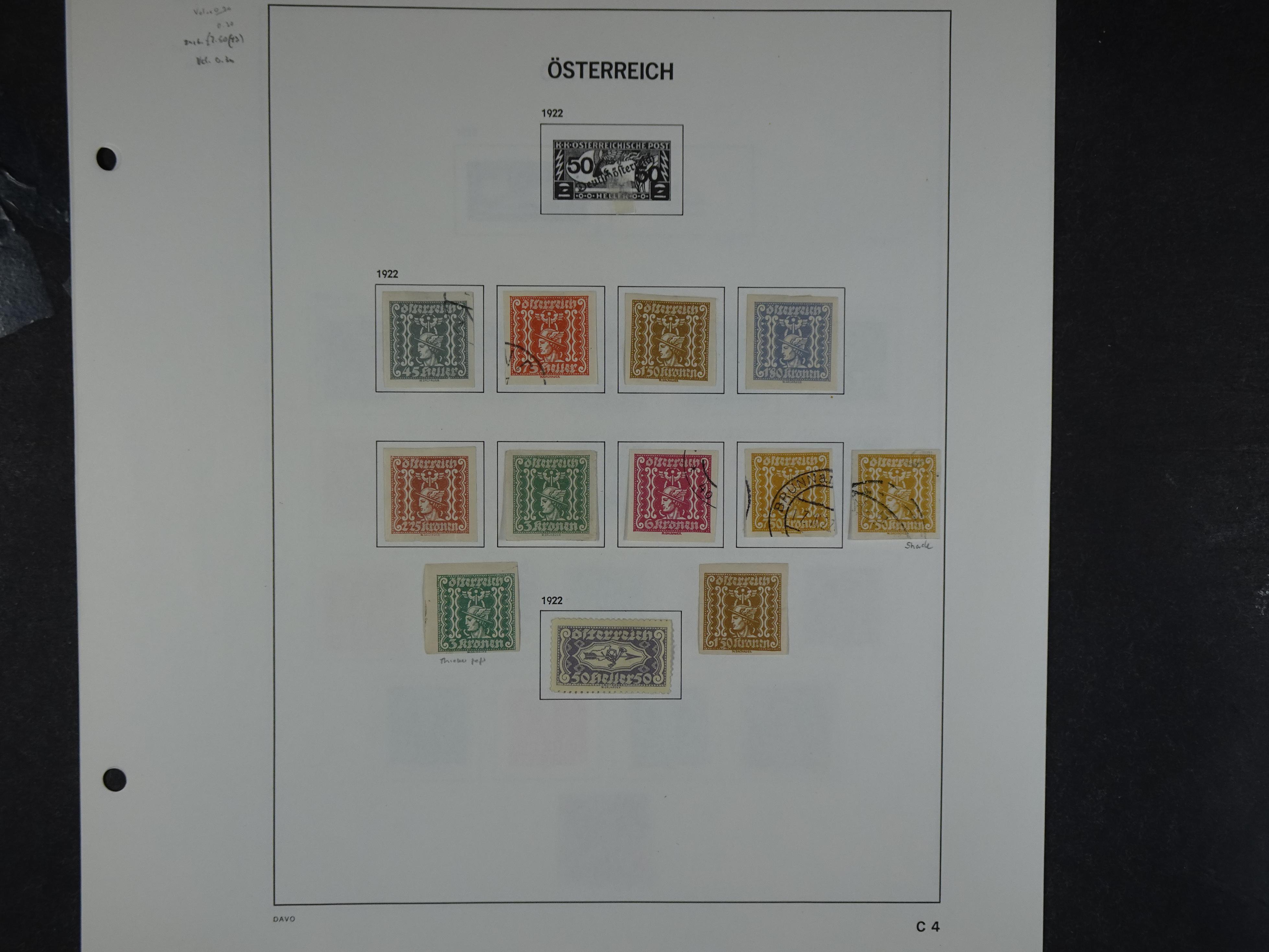 Doos met velerlei verrassingen waar onder betere zegels.
FUNDGRUBE. 6