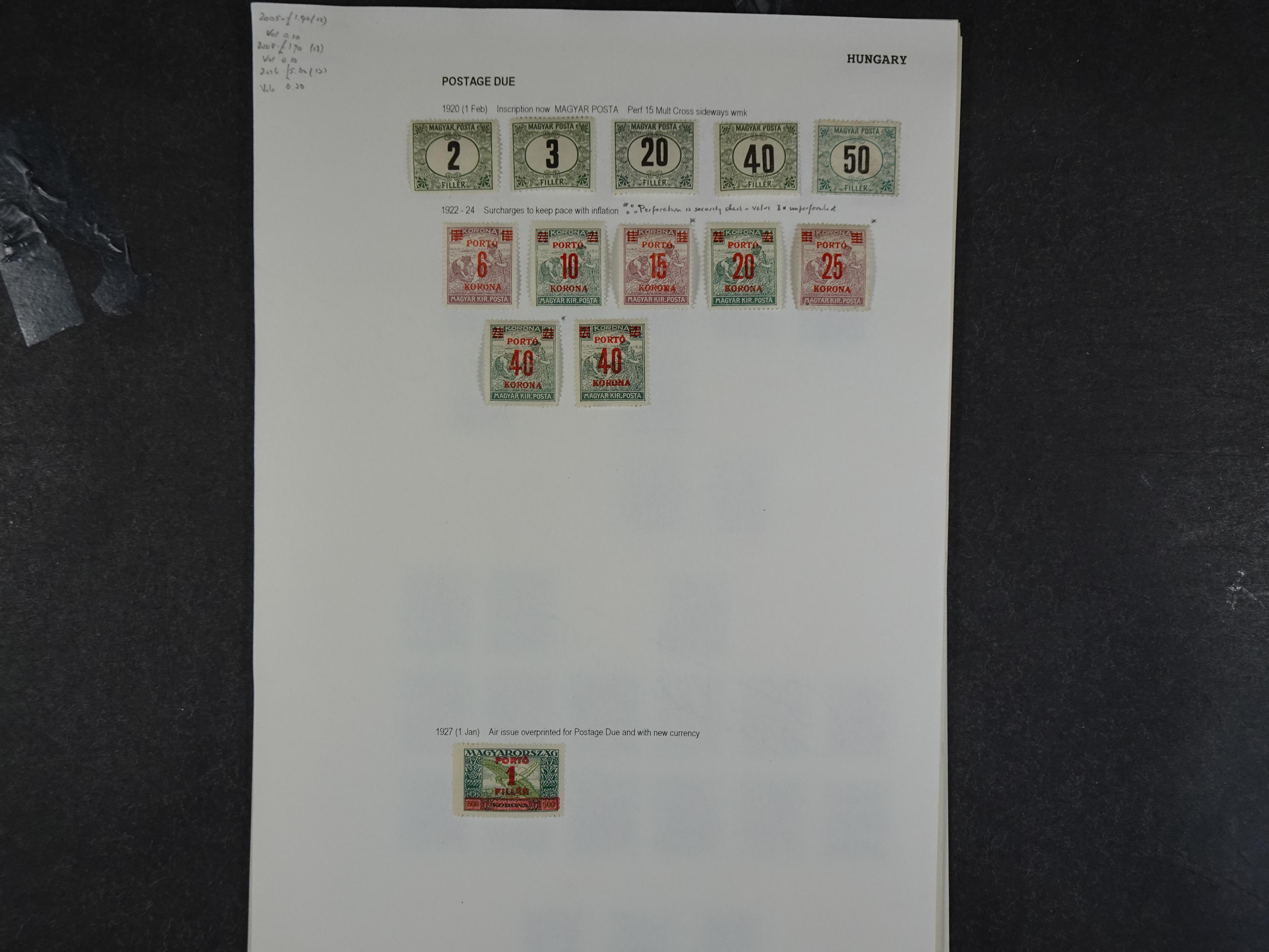 Doos met velerlei verrassingen waar onder betere zegels.
FUNDGRUBE. 13