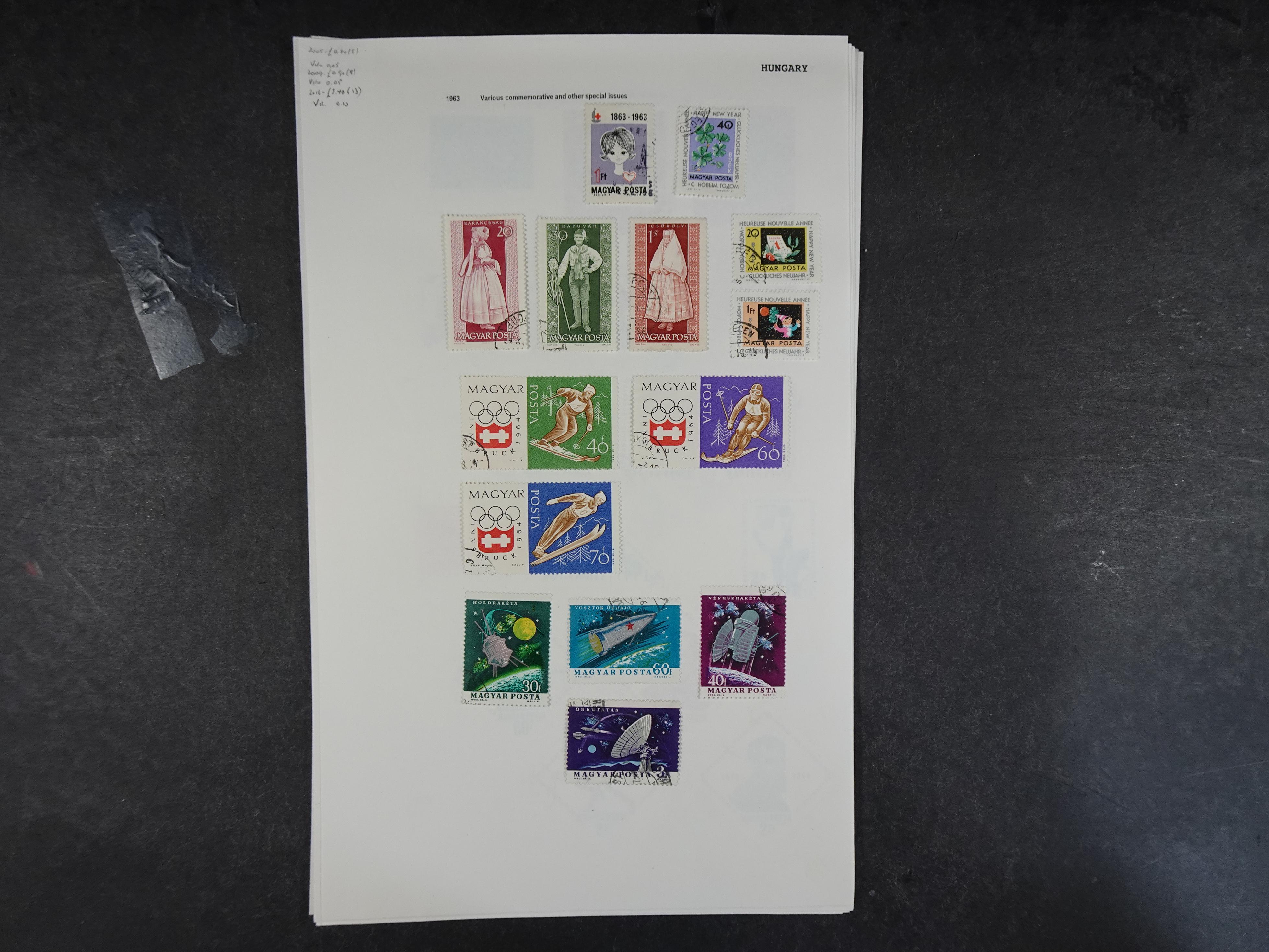 Doos met velerlei verrassingen waar onder betere zegels.
FUNDGRUBE. 40