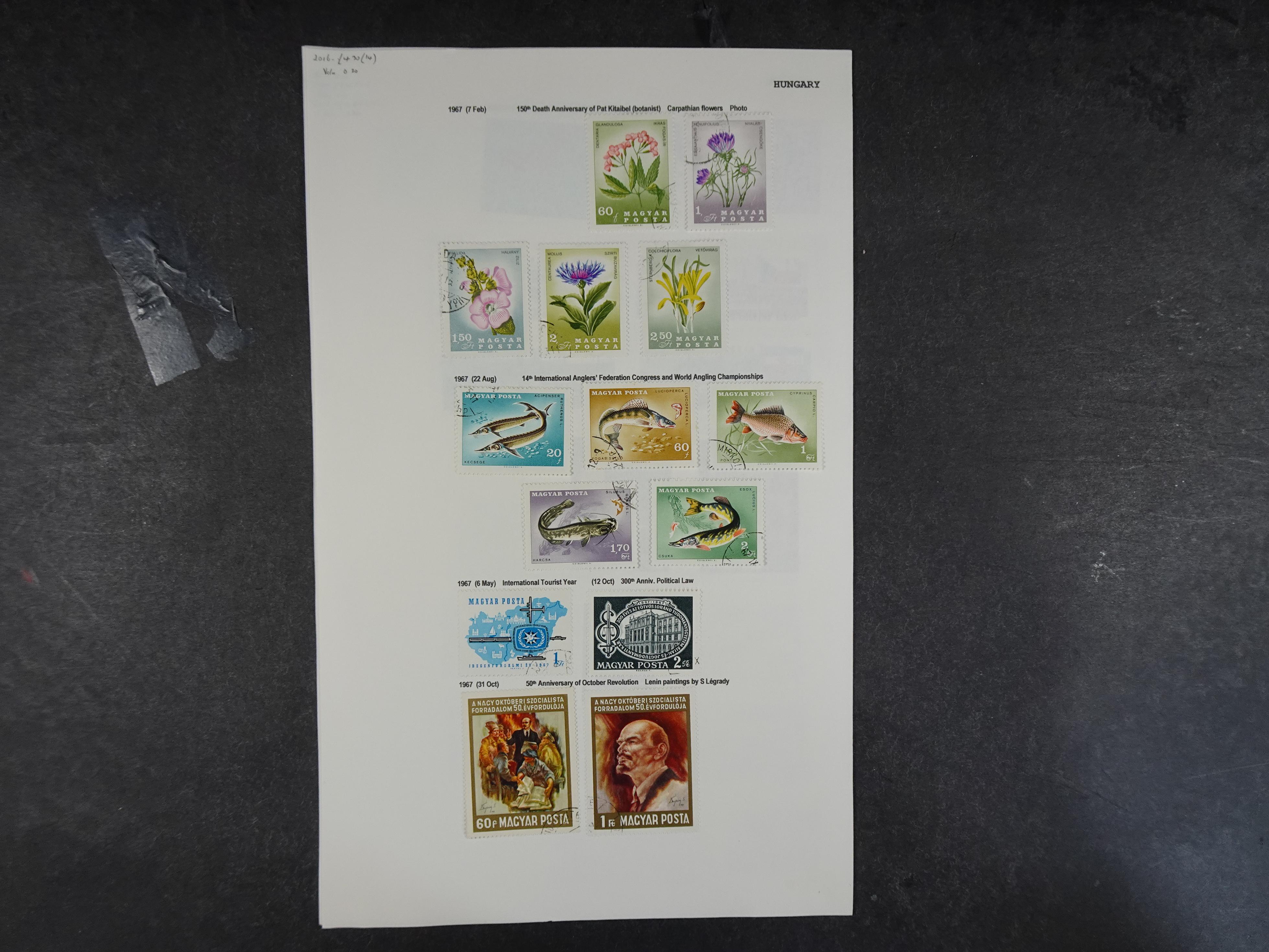 Doos met velerlei verrassingen waar onder betere zegels.
FUNDGRUBE. 54