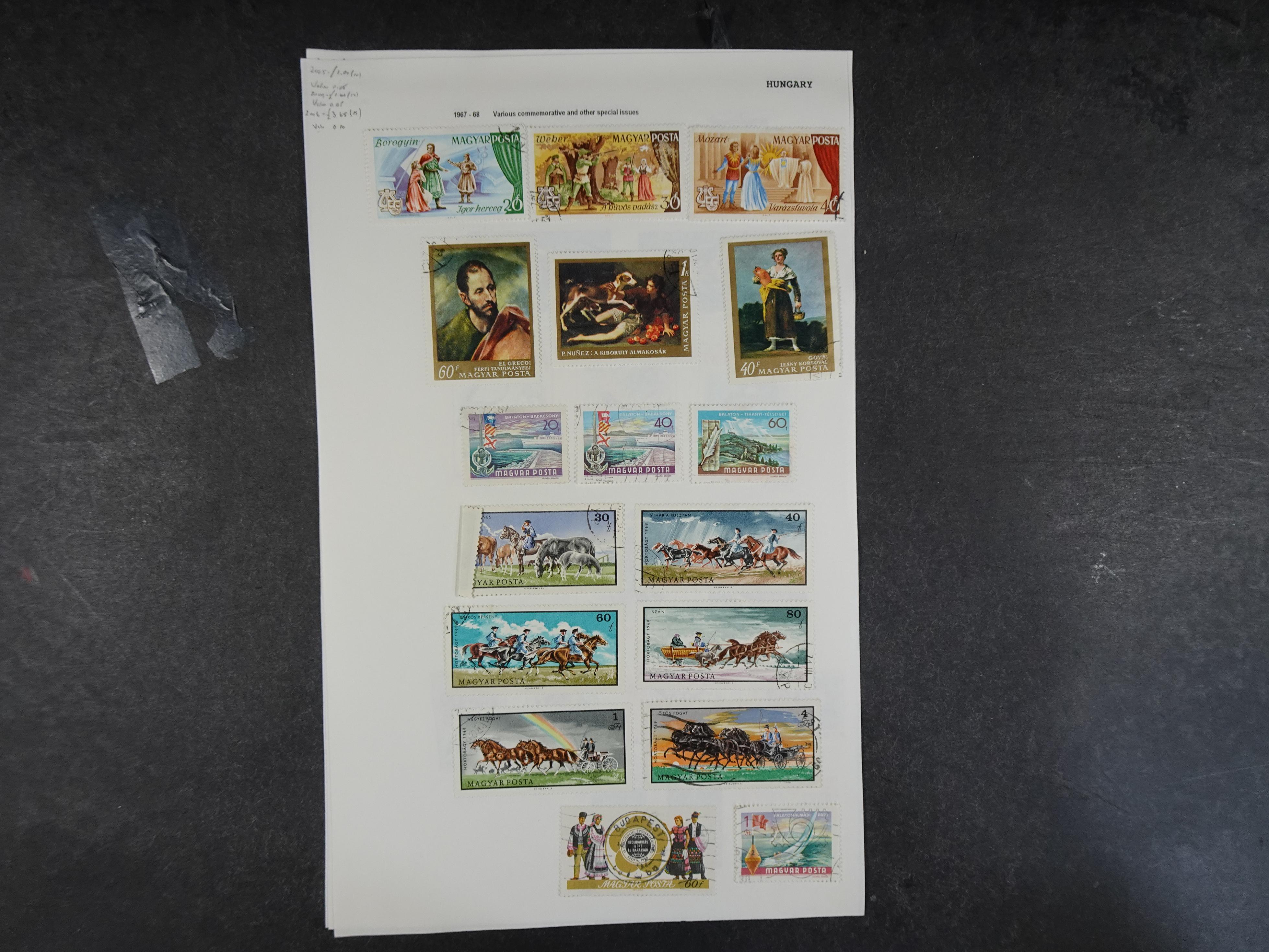 Doos met velerlei verrassingen waar onder betere zegels.
FUNDGRUBE. 56