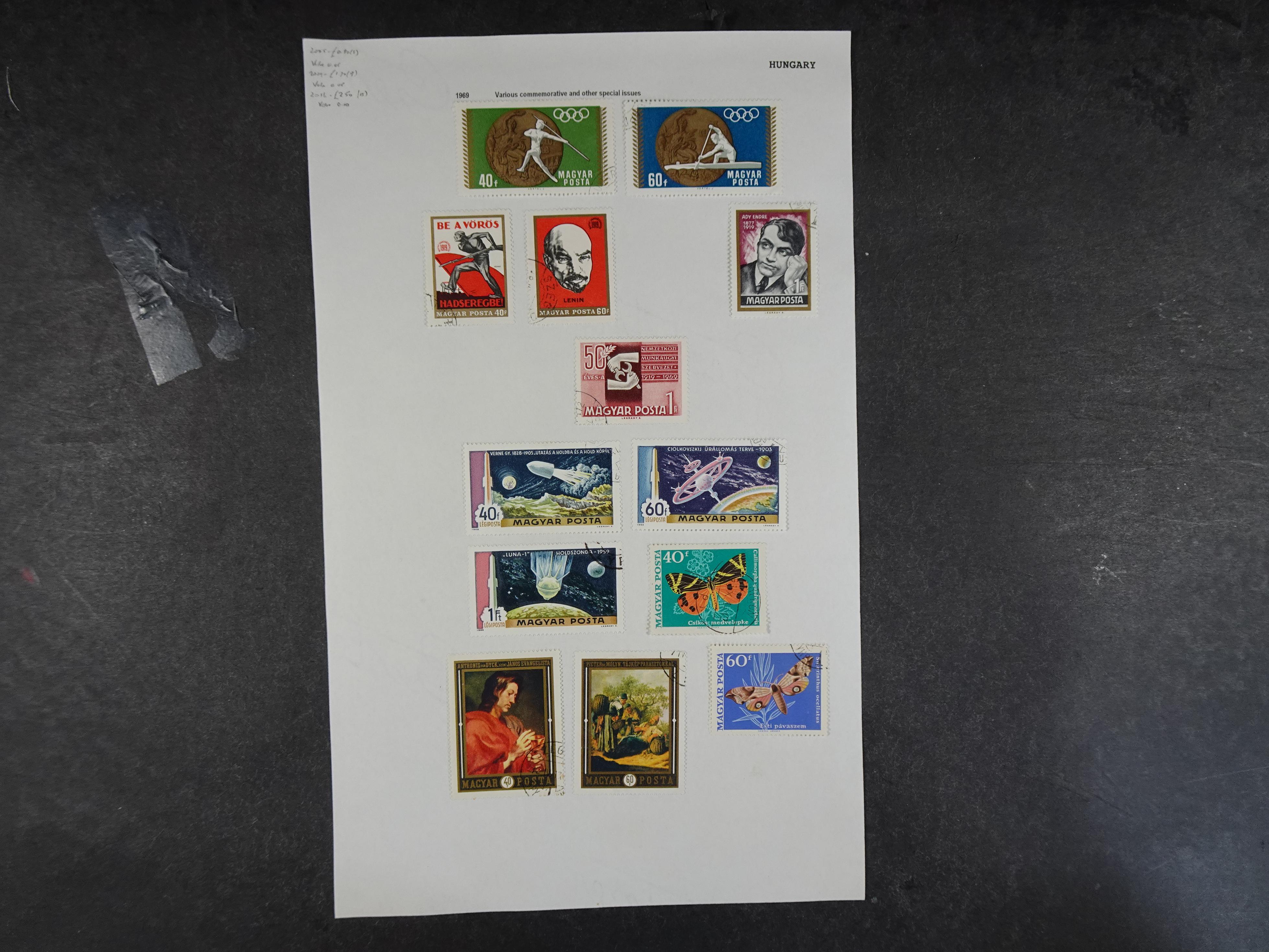 Doos met velerlei verrassingen waar onder betere zegels.
FUNDGRUBE. 58