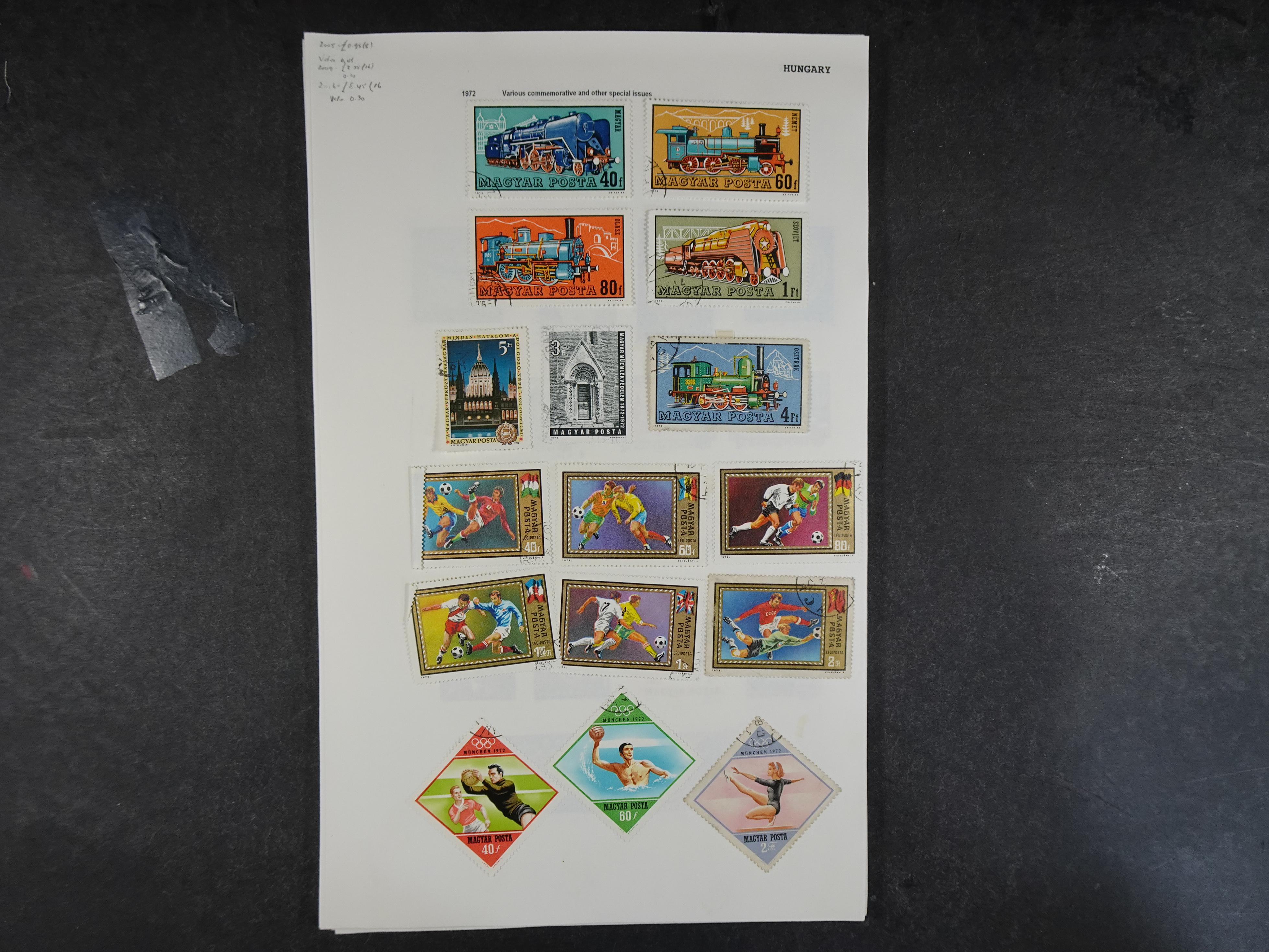 Doos met velerlei verrassingen waar onder betere zegels.
FUNDGRUBE. 63