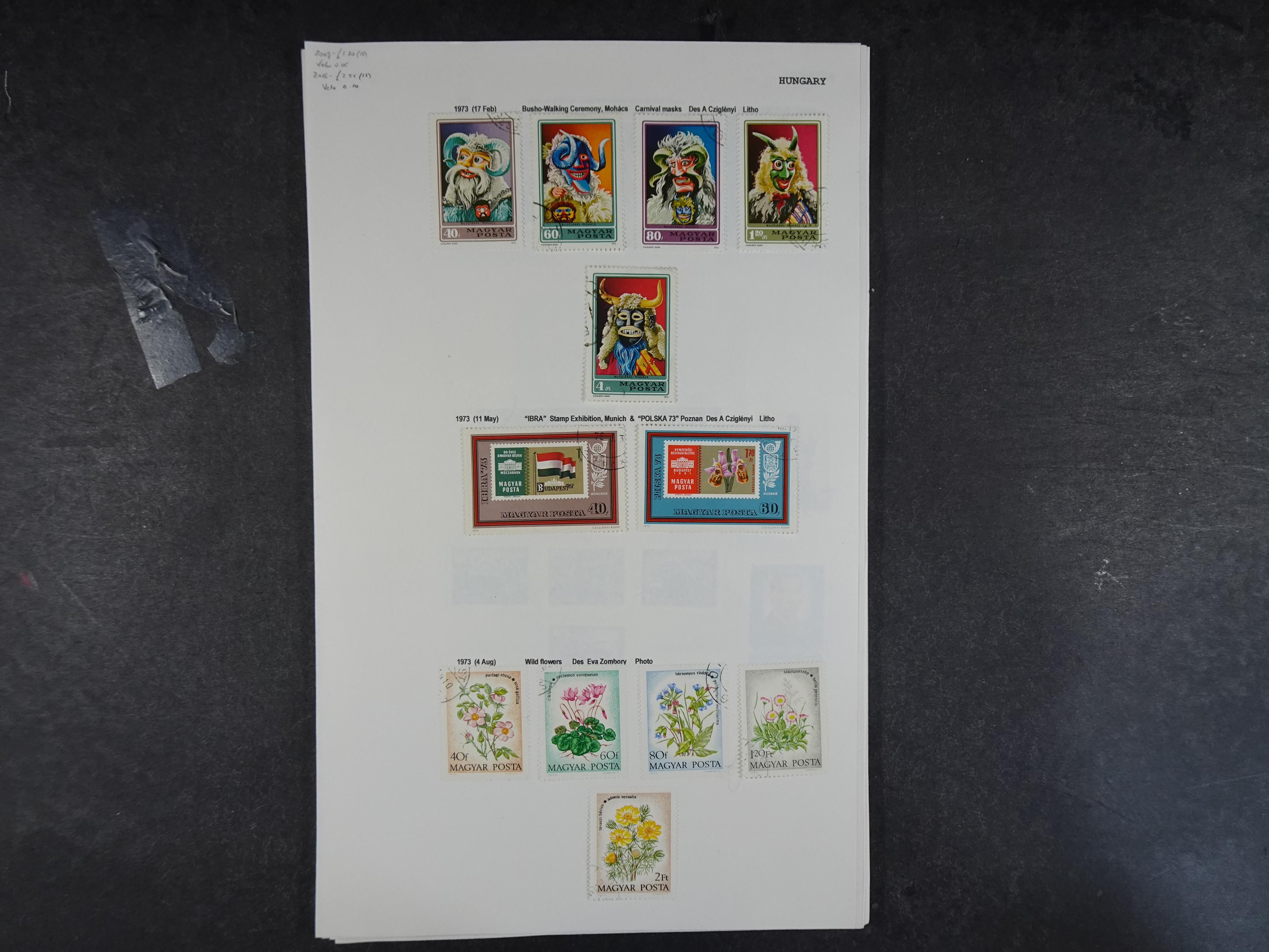 Doos met velerlei verrassingen waar onder betere zegels.
FUNDGRUBE. 67