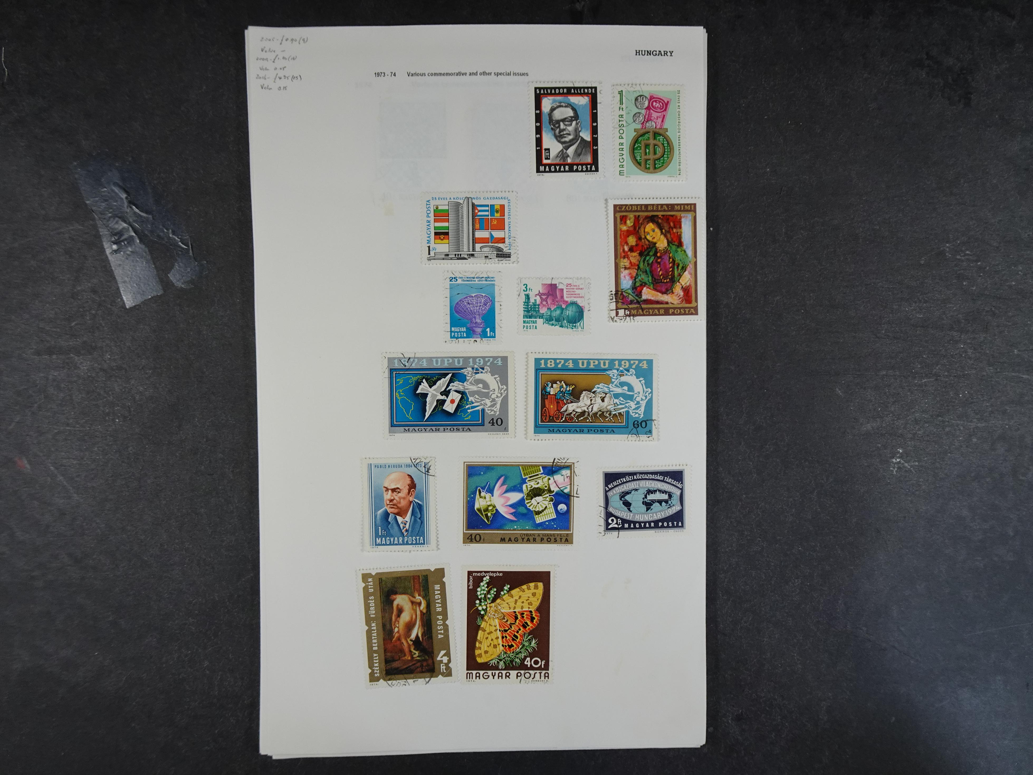 Doos met velerlei verrassingen waar onder betere zegels.
FUNDGRUBE. 70