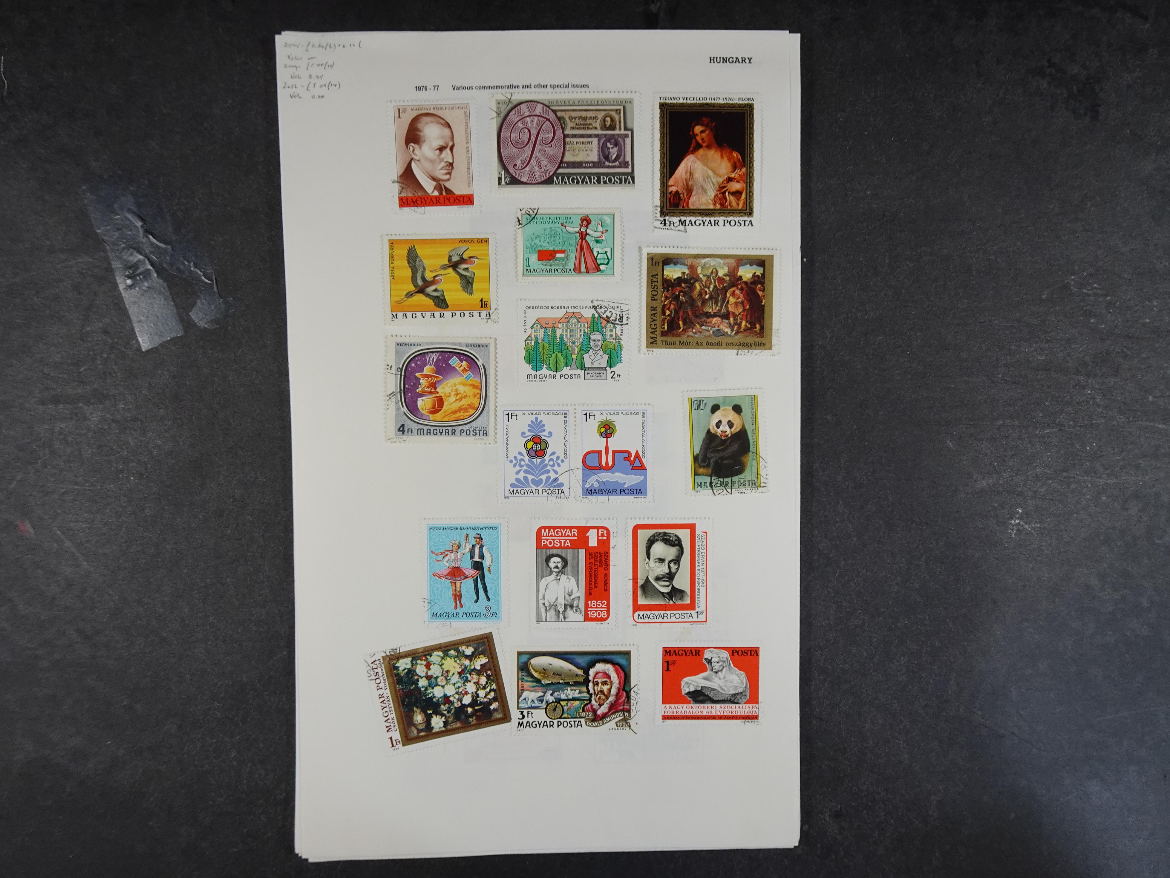 Doos met velerlei verrassingen waar onder betere zegels.
FUNDGRUBE. 76