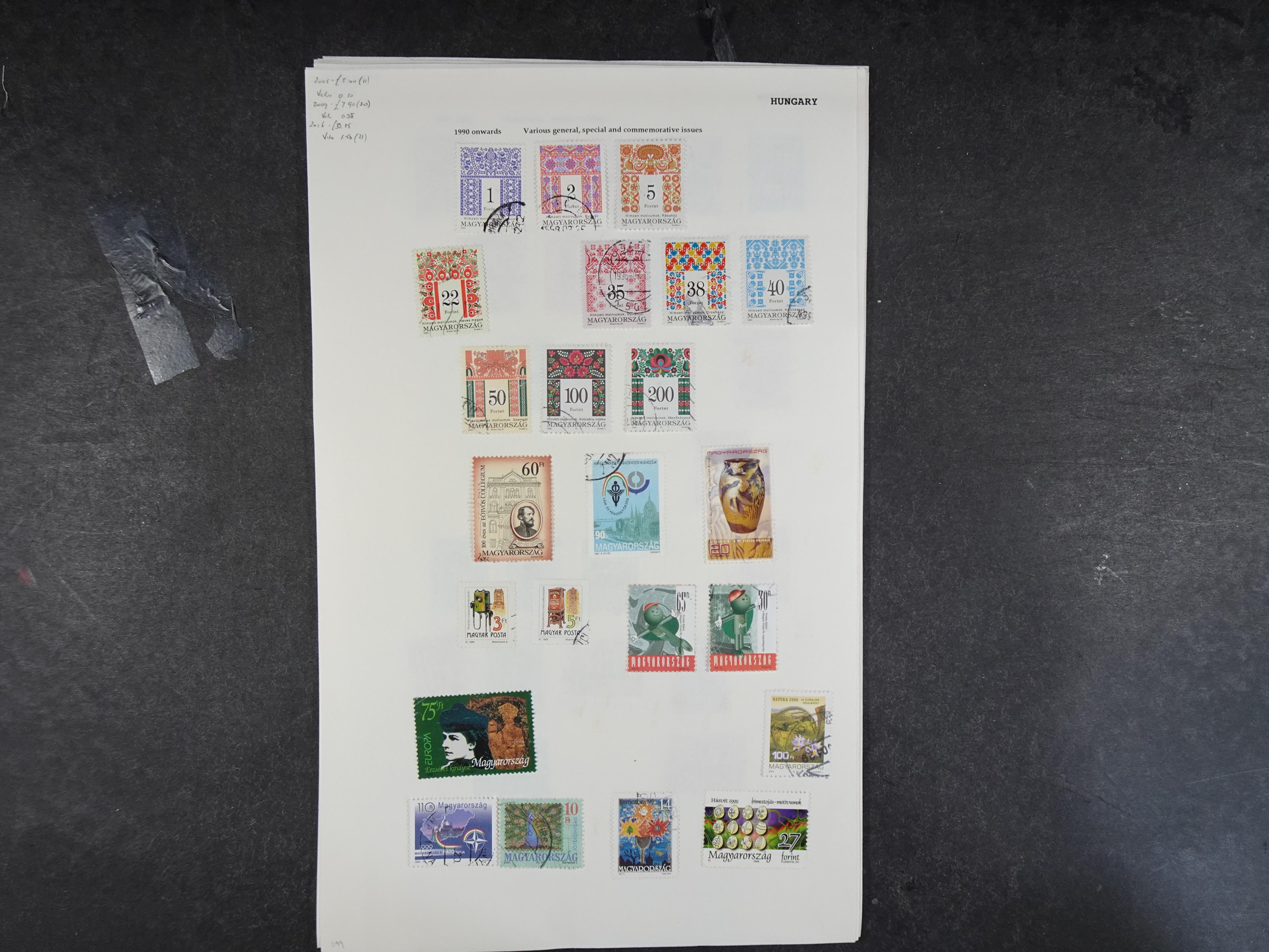 Doos met velerlei verrassingen waar onder betere zegels.
FUNDGRUBE. 86