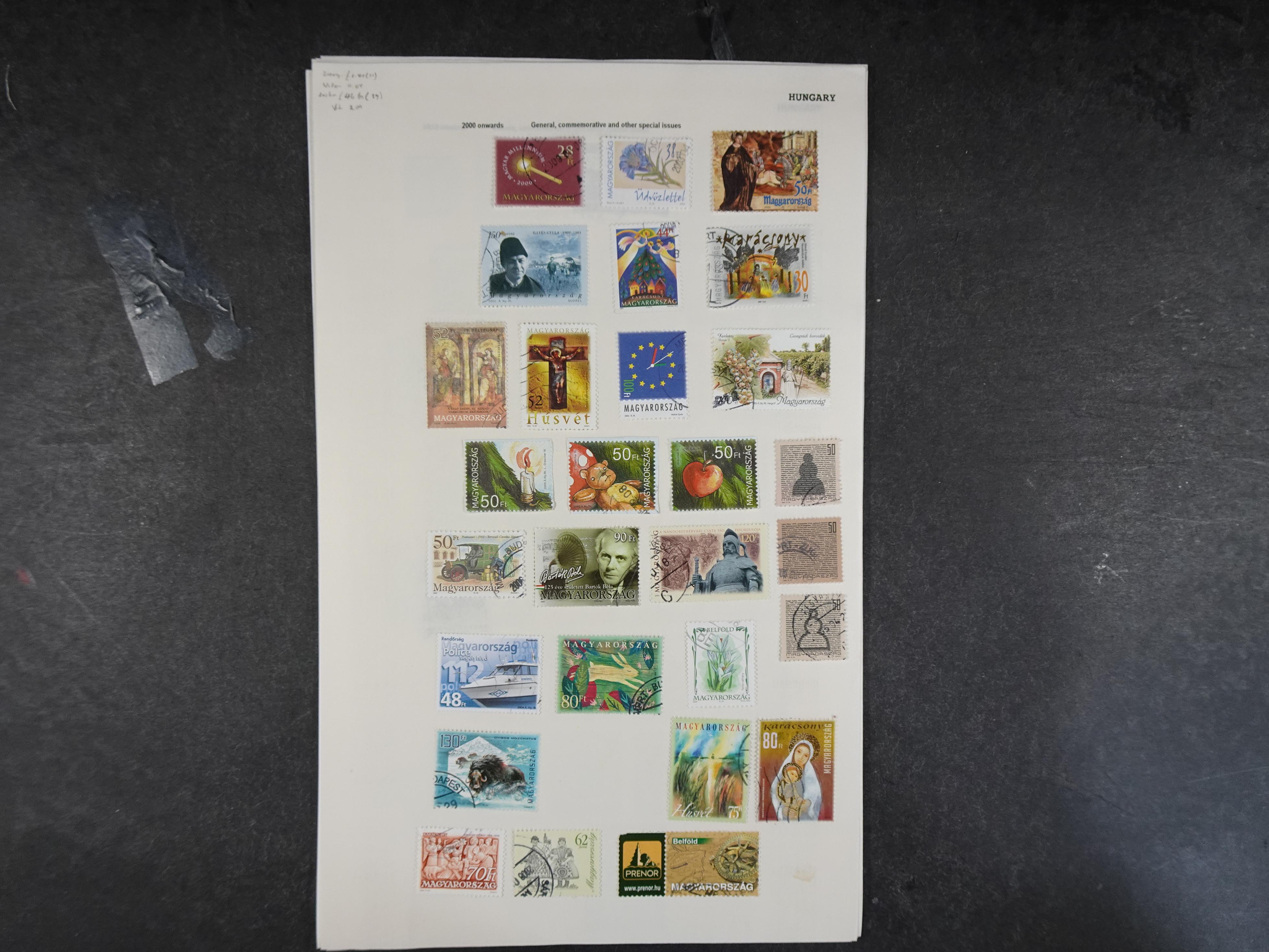 Doos met velerlei verrassingen waar onder betere zegels.
FUNDGRUBE. 88