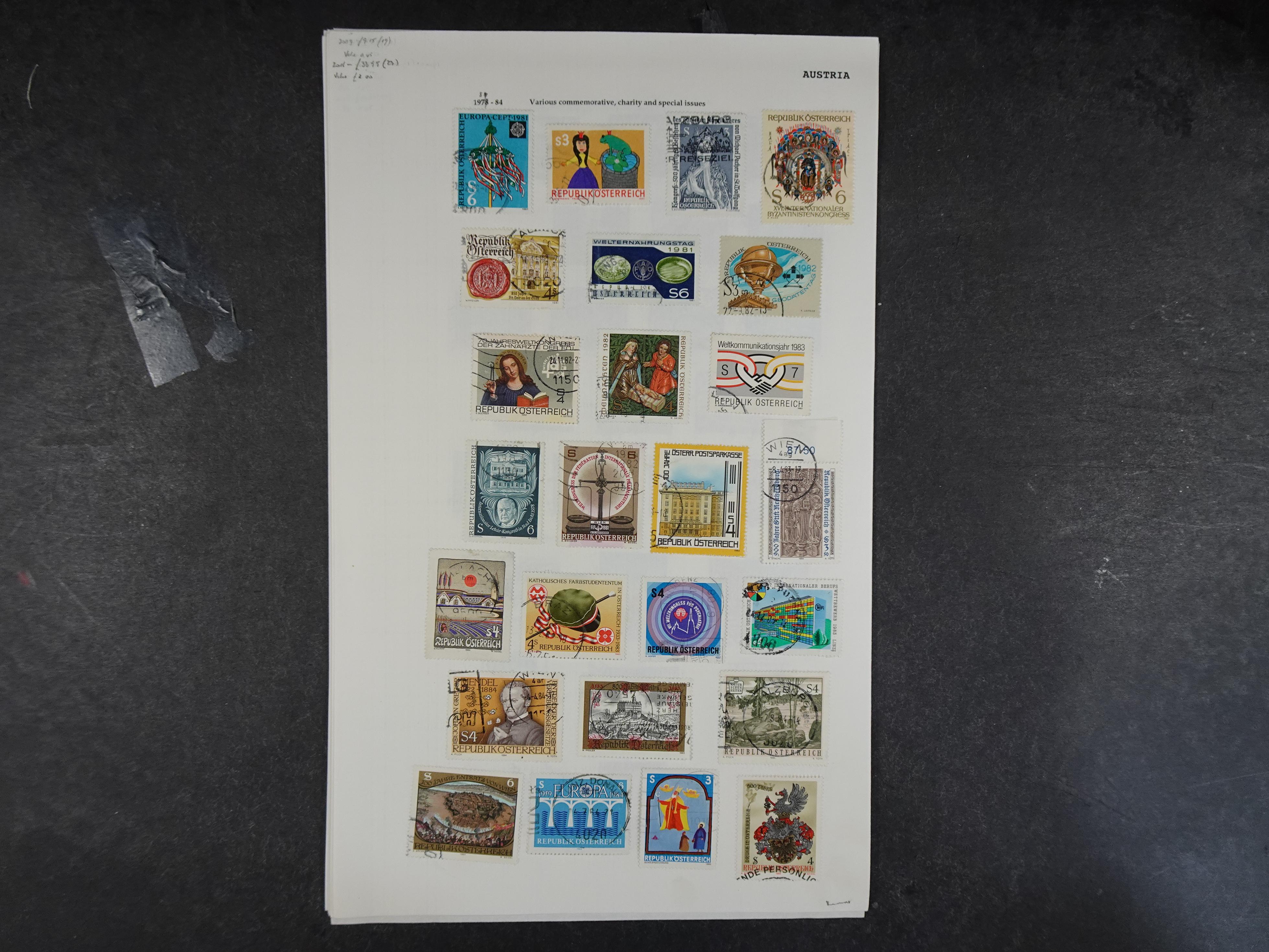 Doos met velerlei verrassingen waar onder betere zegels.
FUNDGRUBE. 92