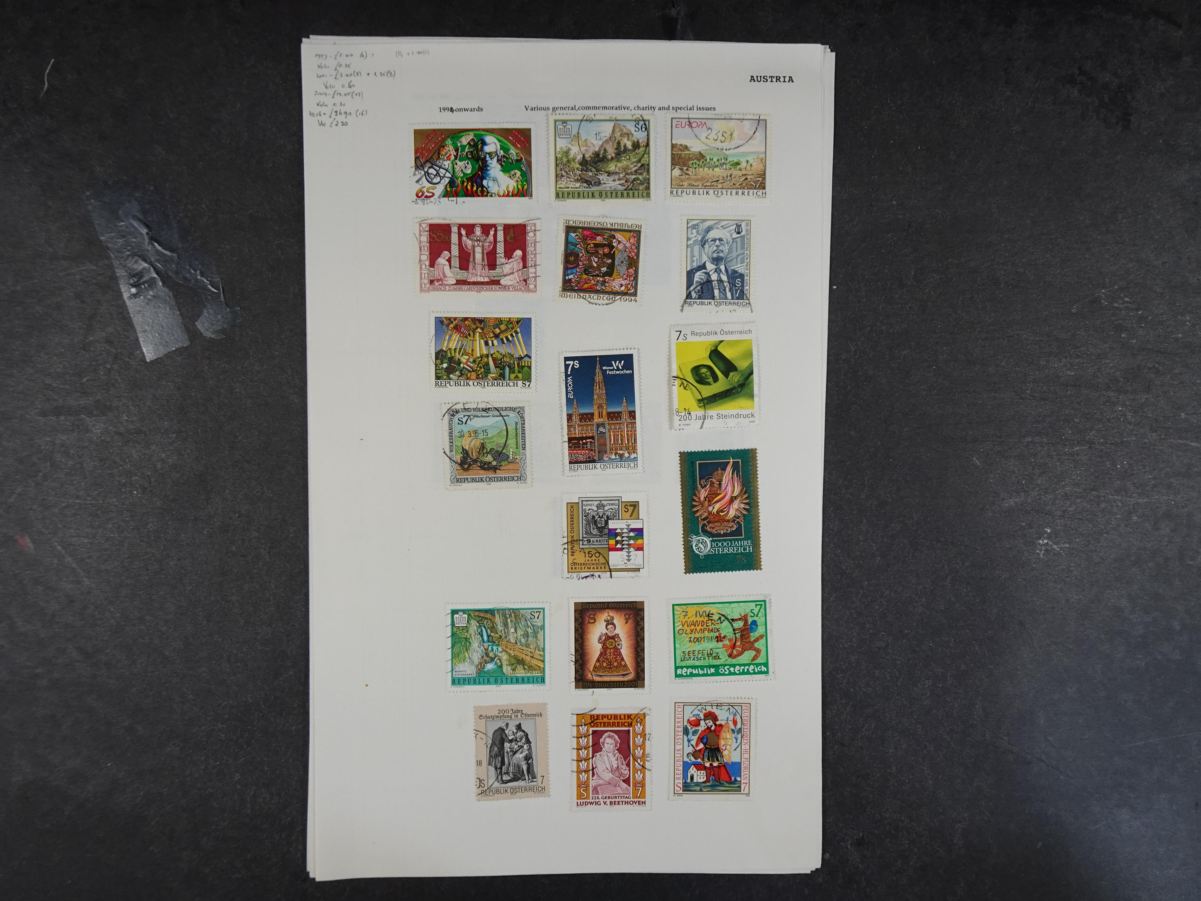 Doos met velerlei verrassingen waar onder betere zegels.
FUNDGRUBE. 97