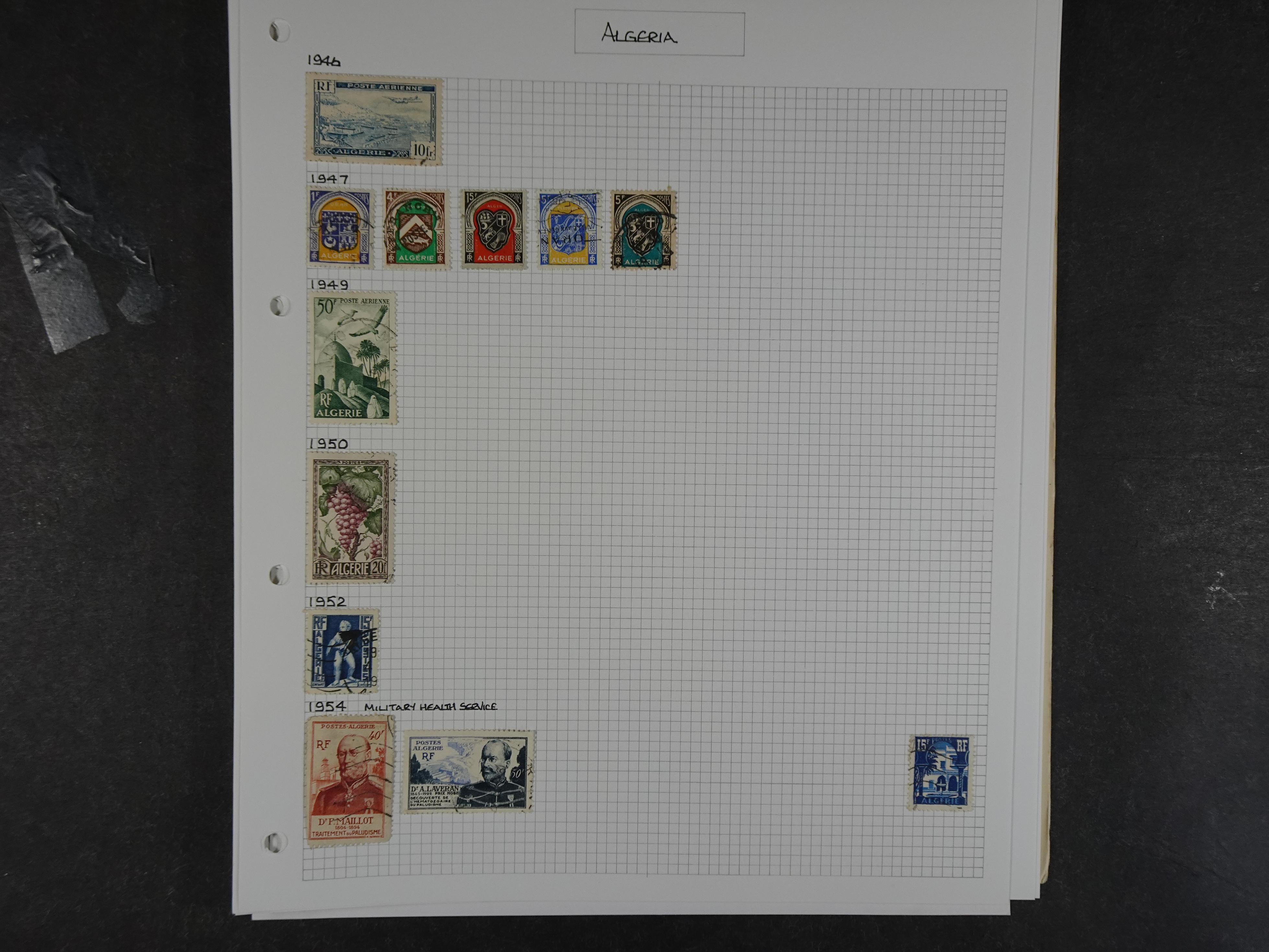 Doos met velerlei verrassingen waar onder betere zegels.
FUNDGRUBE. 125