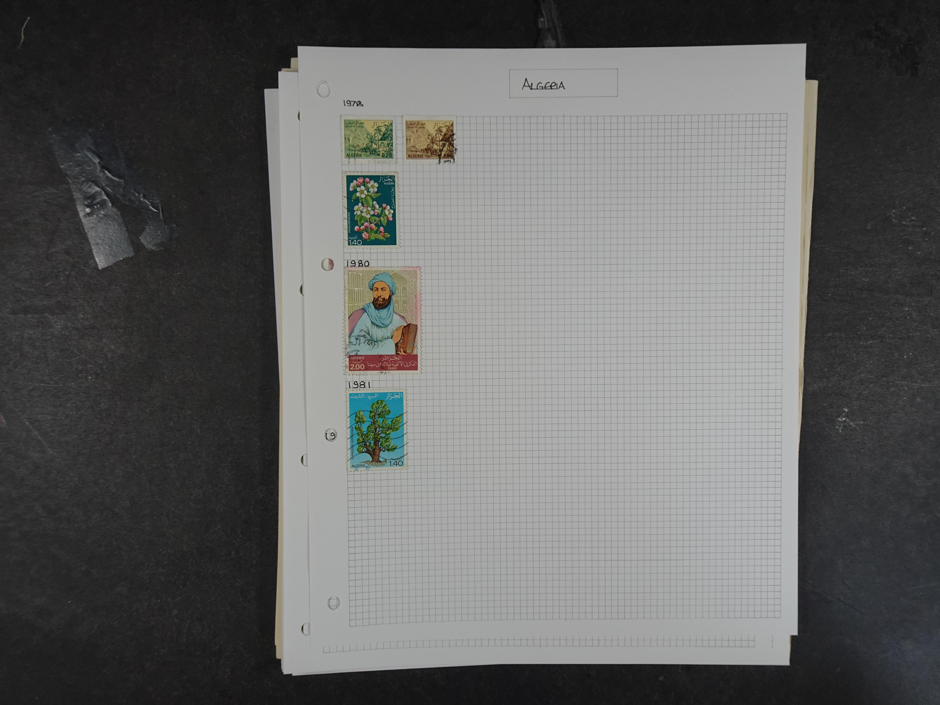 Doos met velerlei verrassingen waar onder betere zegels.
FUNDGRUBE. 128