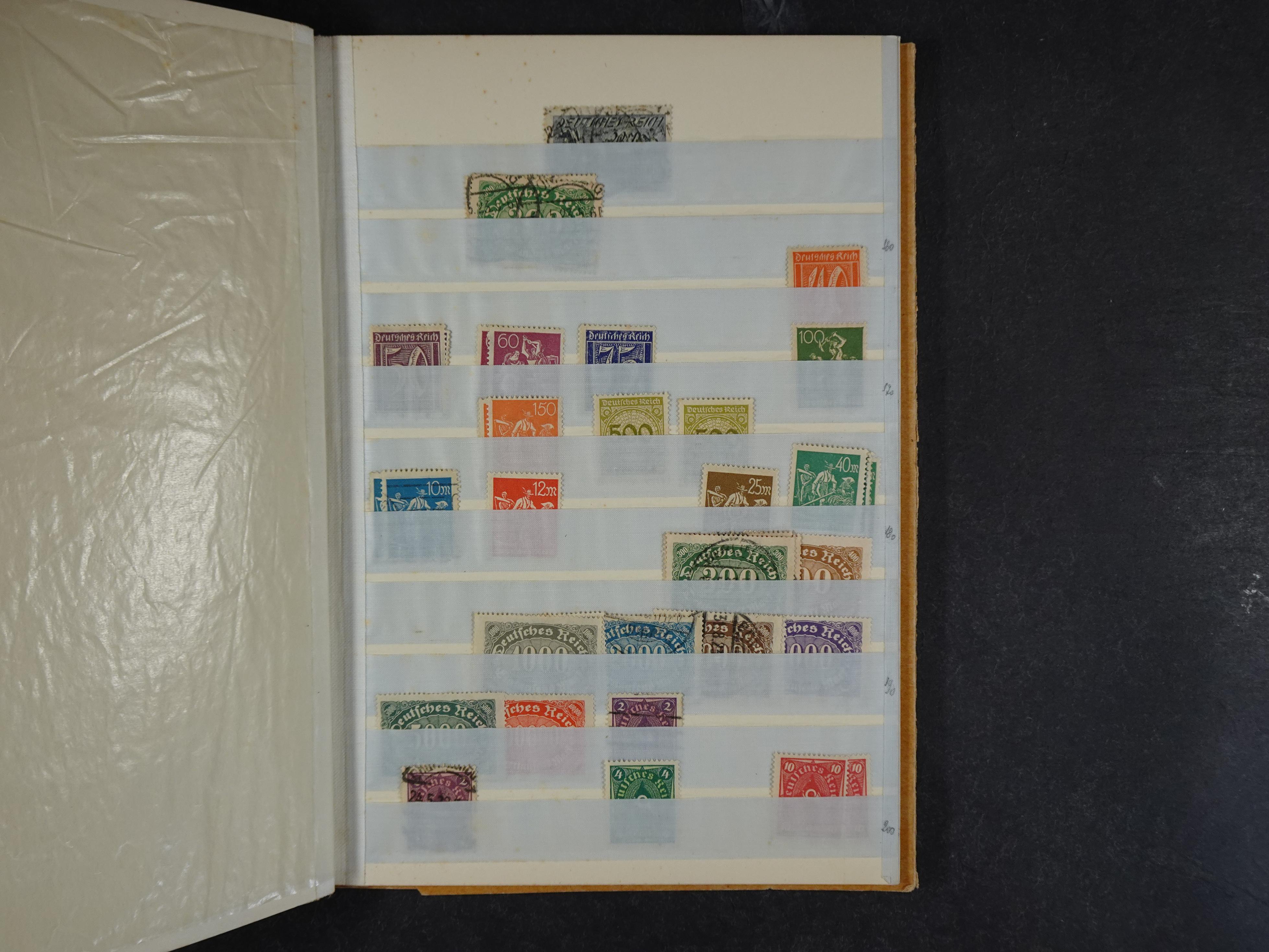 Doos met velerlei verrassingen waar onder betere zegels.
FUNDGRUBE. 186