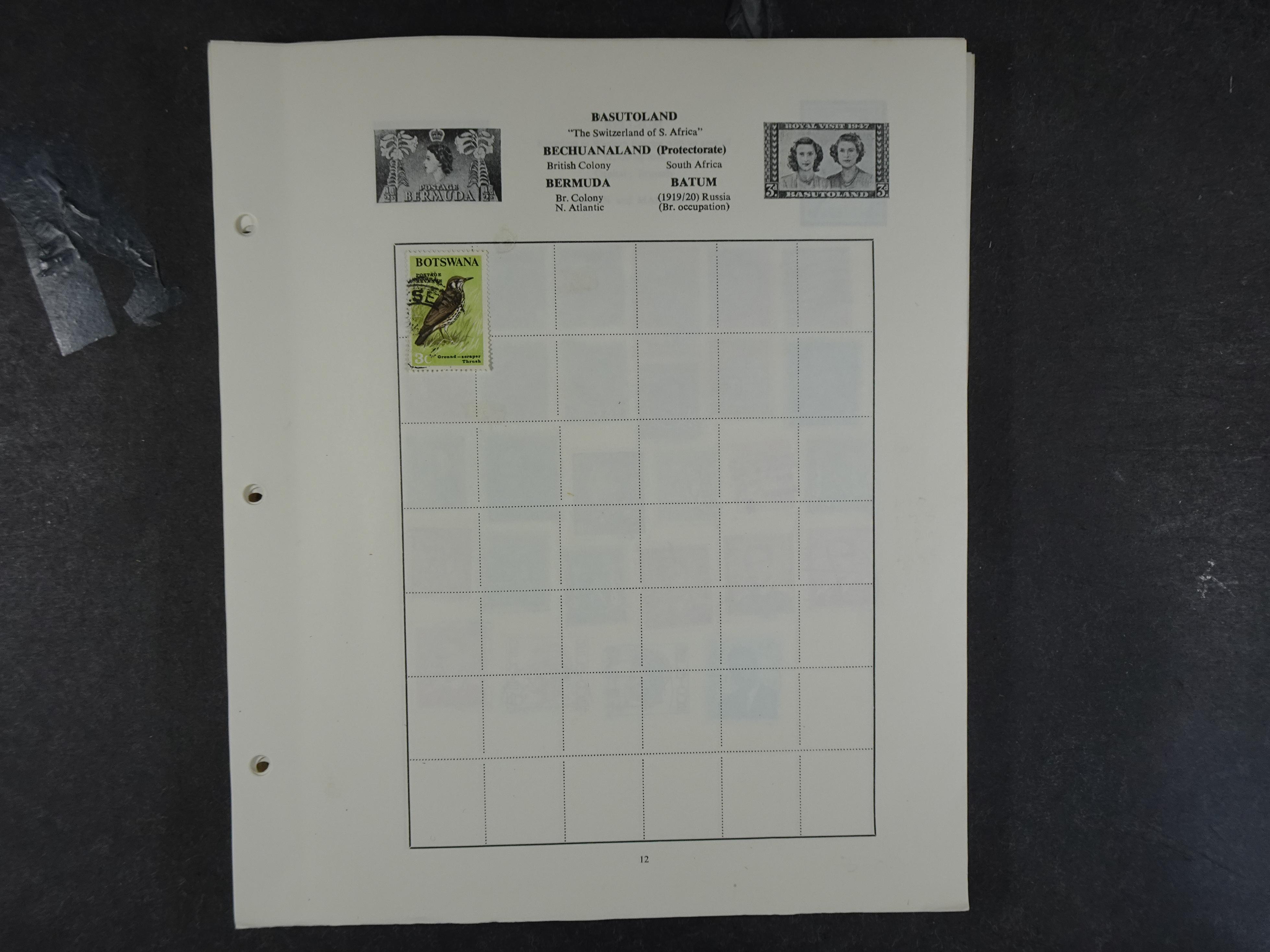 Doos met velerlei verrassingen waar onder betere zegels.
FUNDGRUBE. 285