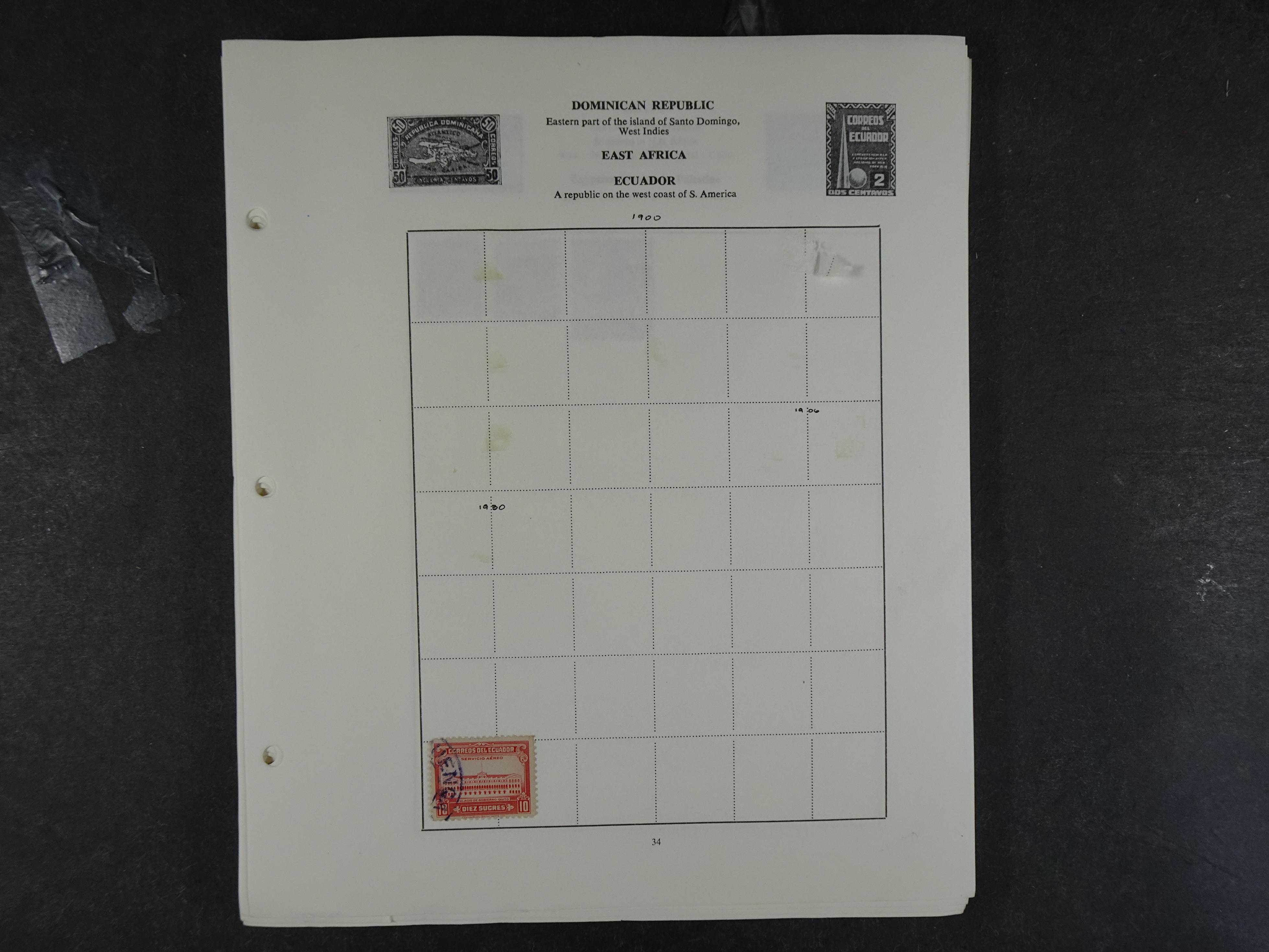 Doos met velerlei verrassingen waar onder betere zegels.
FUNDGRUBE. 301