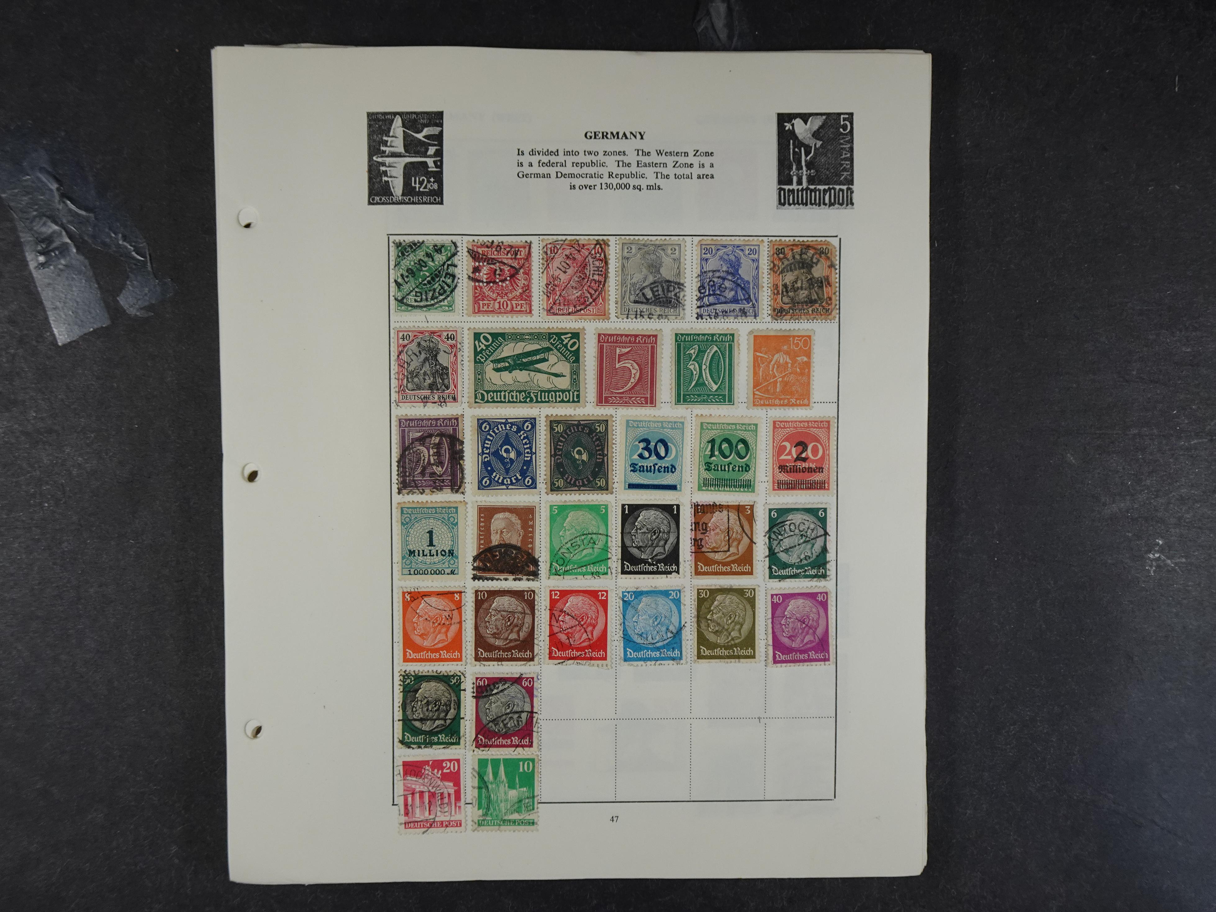 Doos met velerlei verrassingen waar onder betere zegels.
FUNDGRUBE. 306