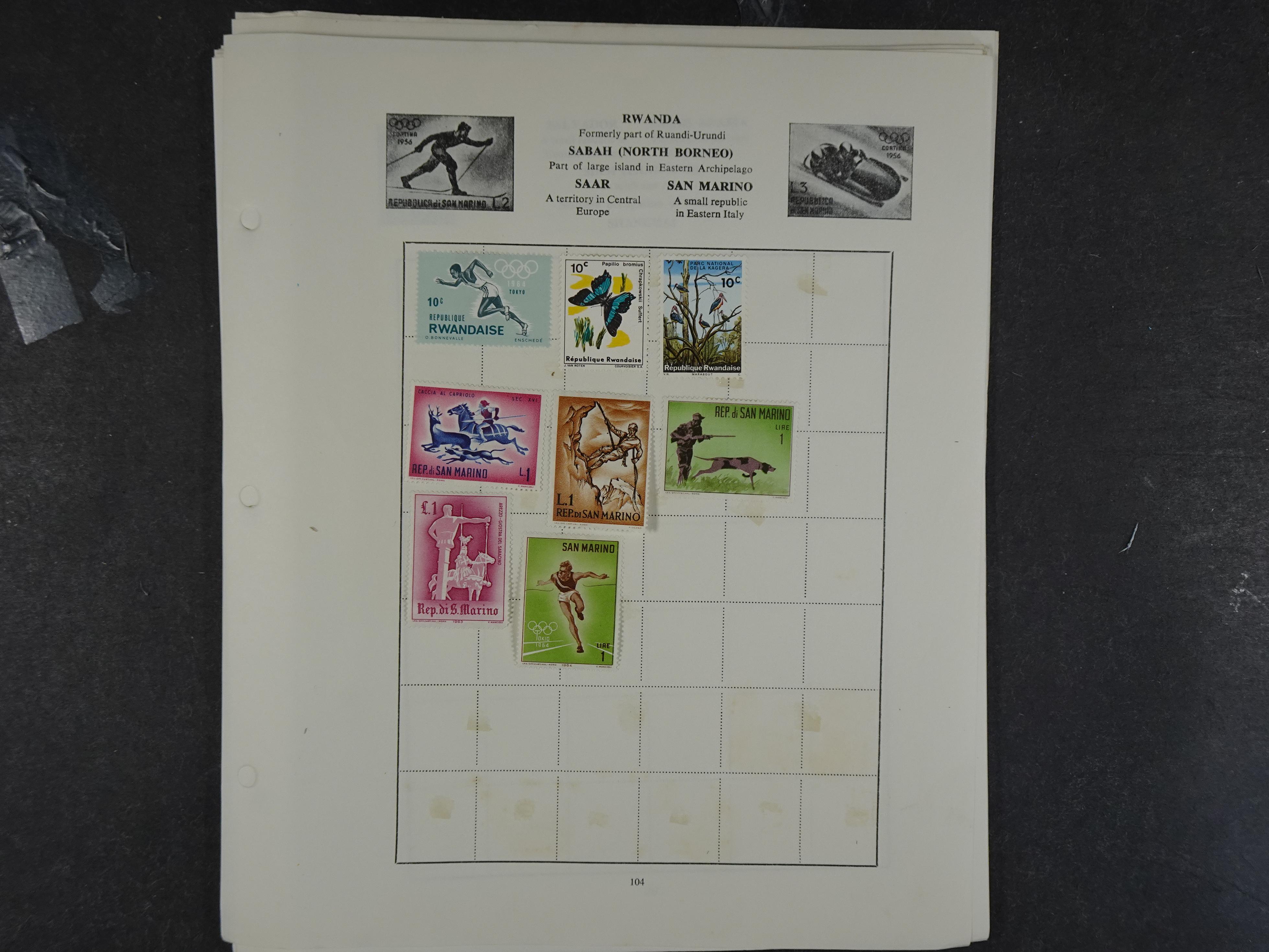 Doos met velerlei verrassingen waar onder betere zegels.
FUNDGRUBE. 345