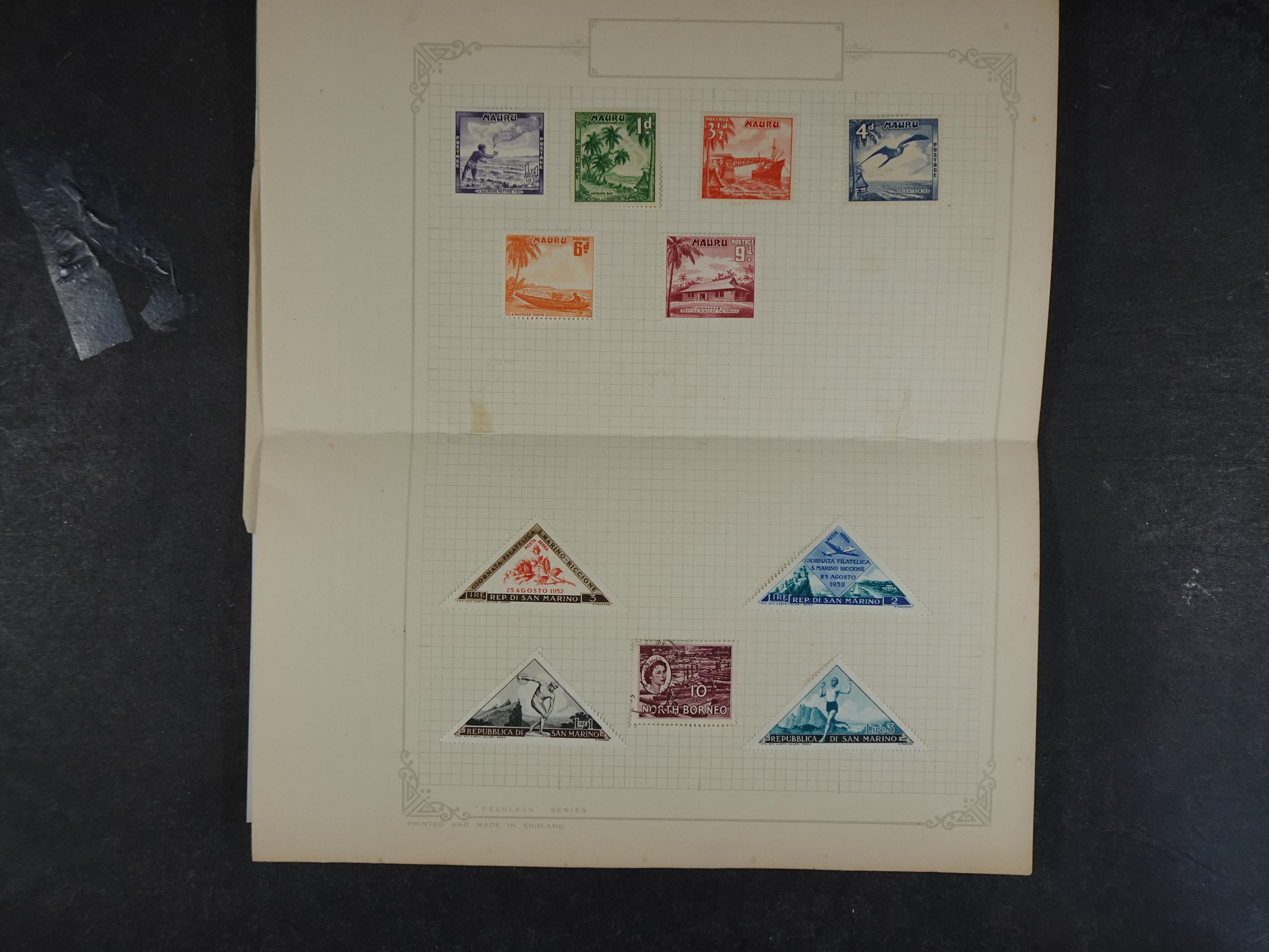 Doos met velerlei verrassingen waar onder betere zegels.
FUNDGRUBE. 402