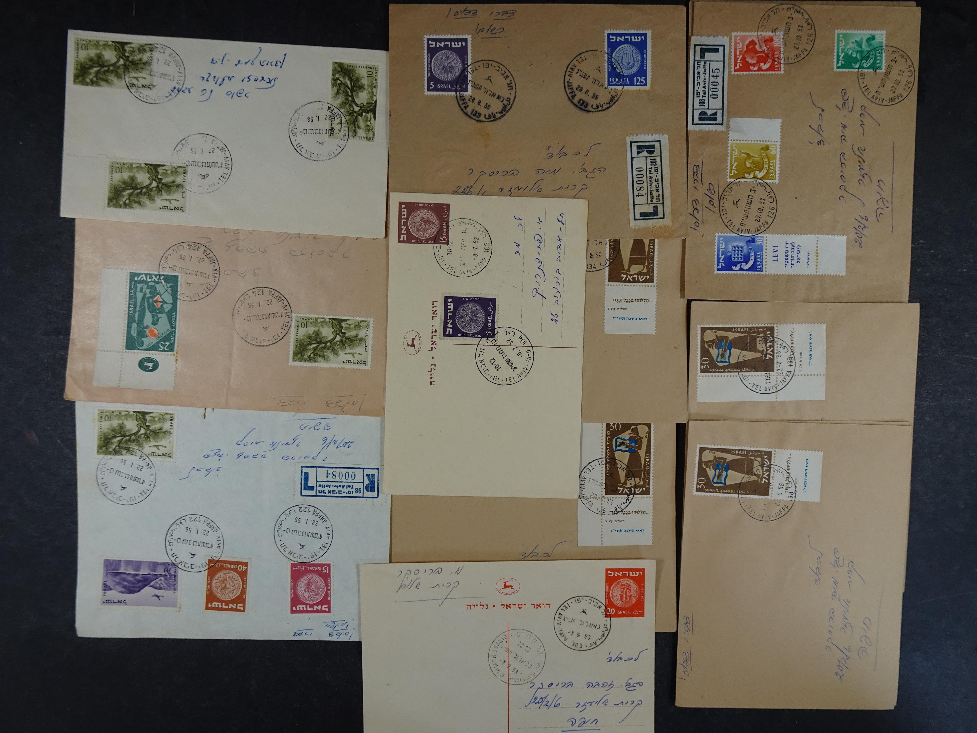 Doos met velerlei verrassingen waar onder betere zegels.
FUNDGRUBE. 413