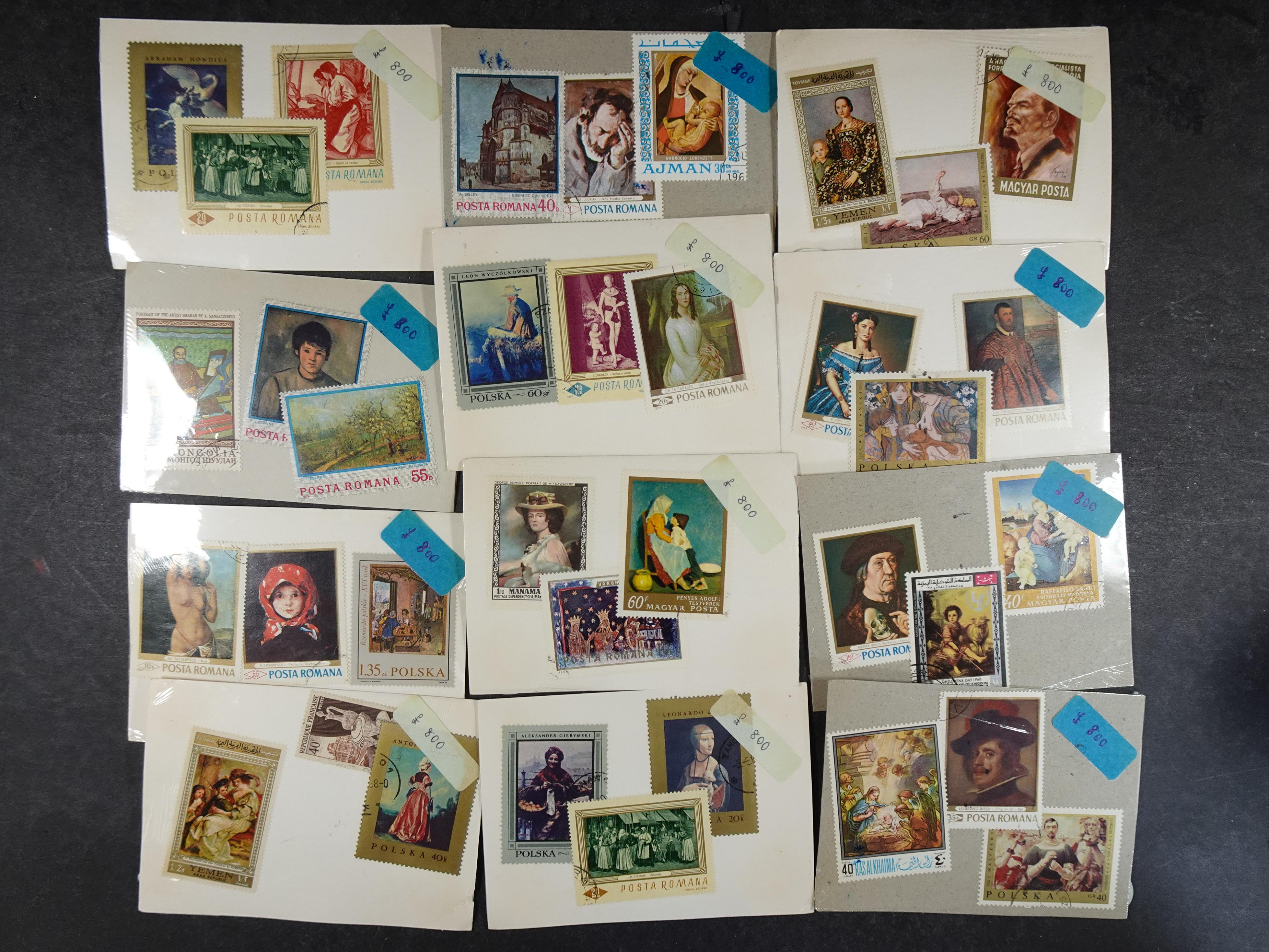 Doos met velerlei verrassingen waar onder betere zegels.
FUNDGRUBE. 416