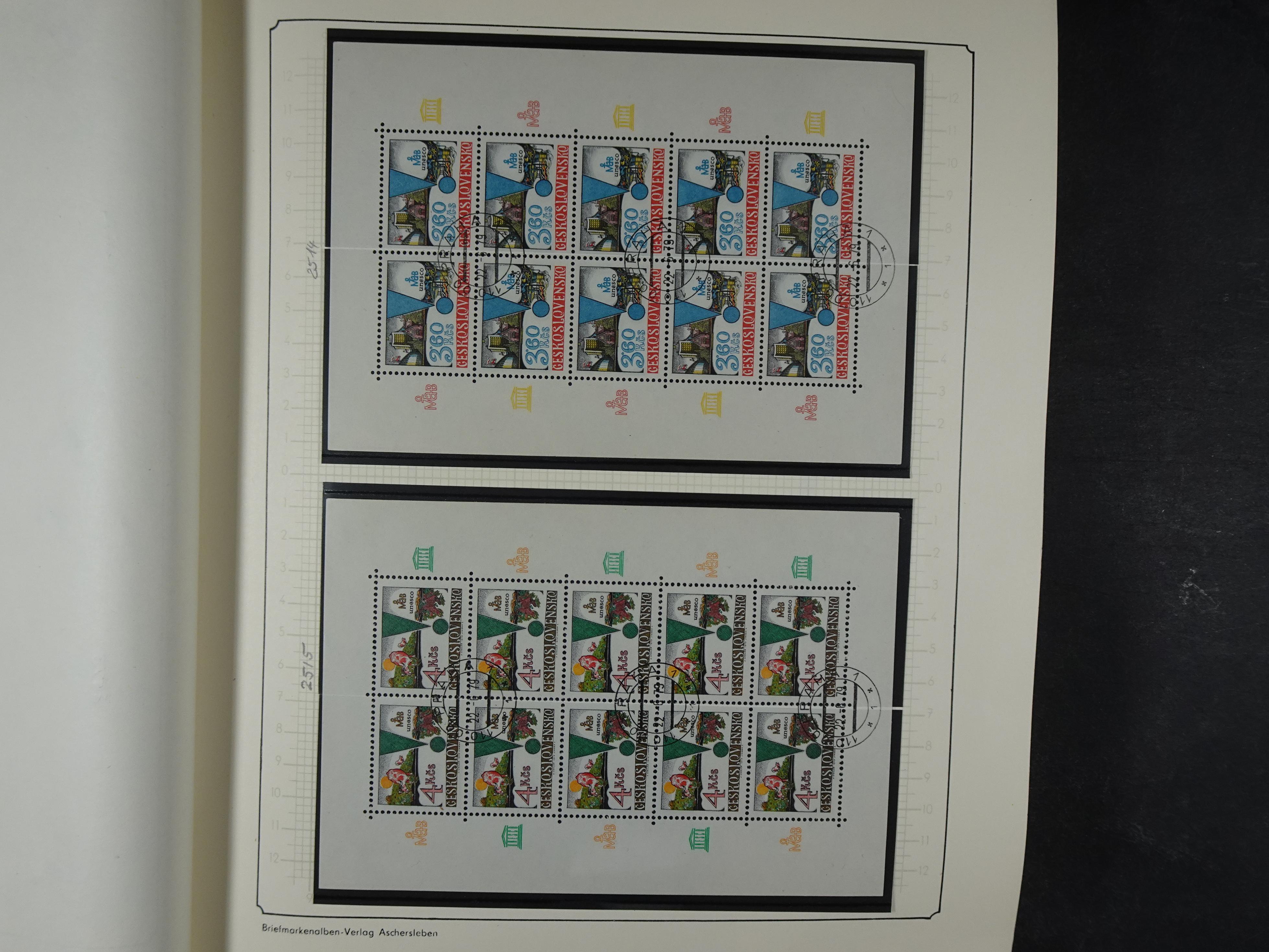 Verzameling met blokken 1979 -1993. 2