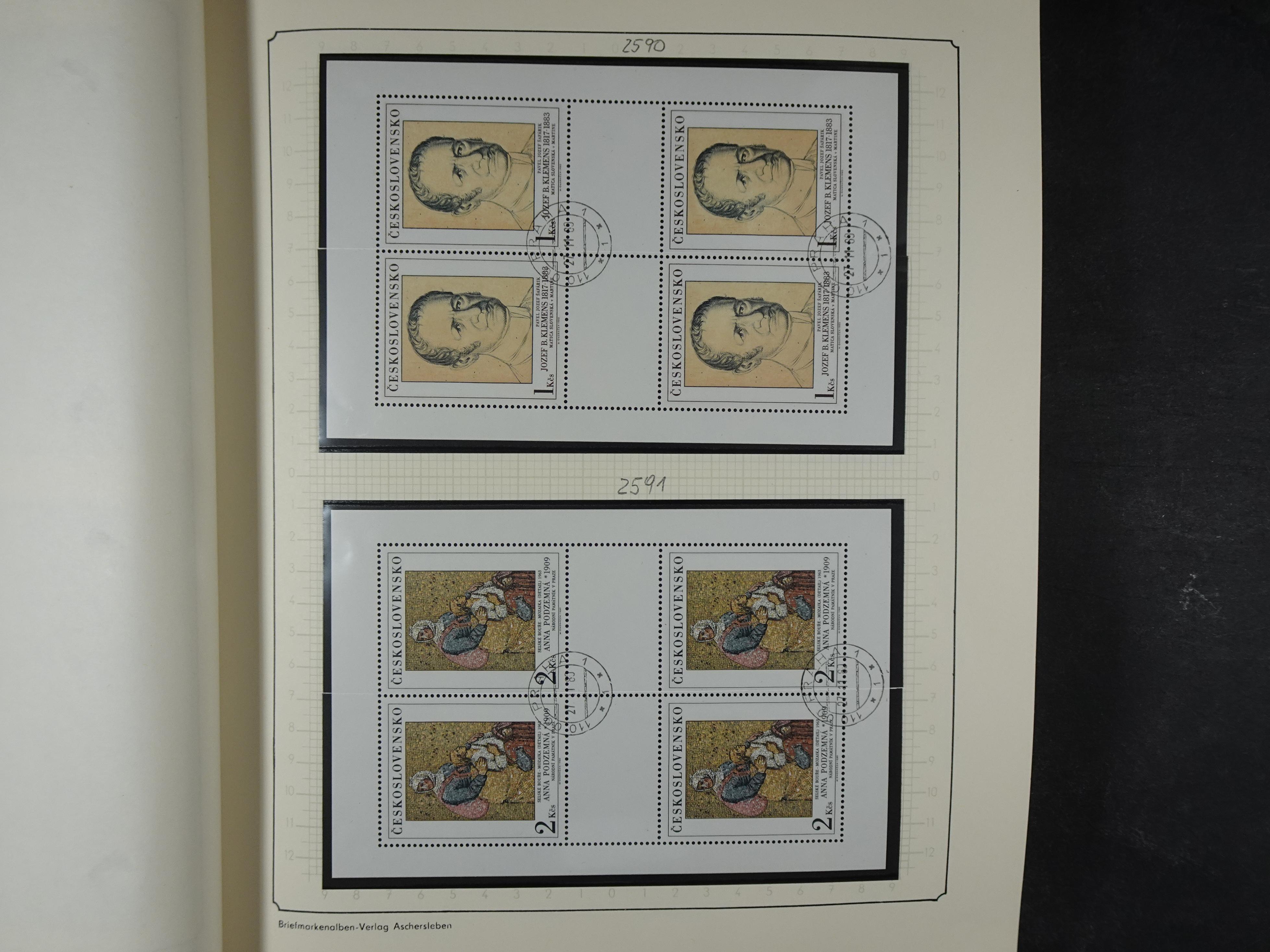 Verzameling met blokken 1979 -1993. 11