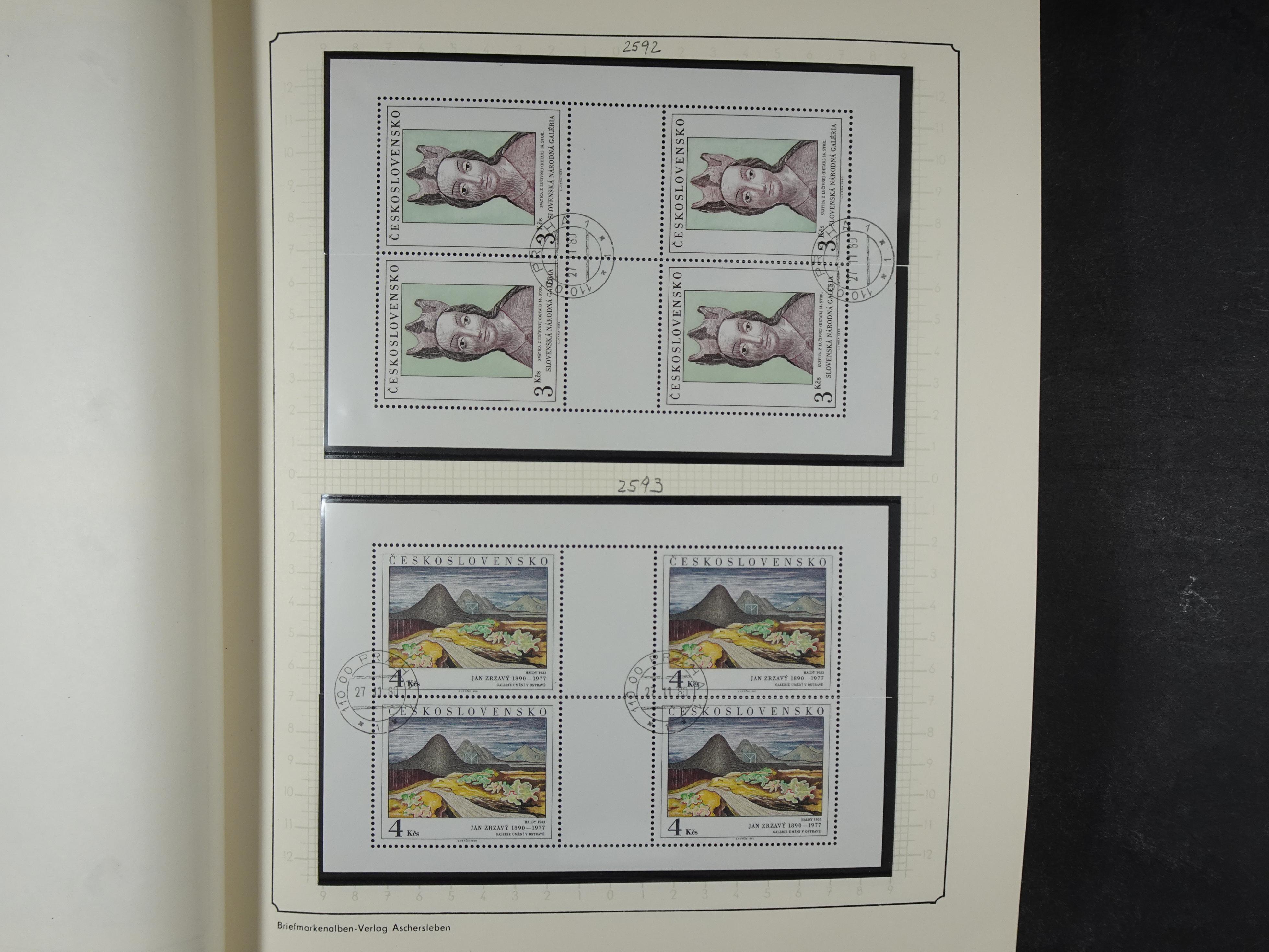 Verzameling met blokken 1979 -1993. 12
