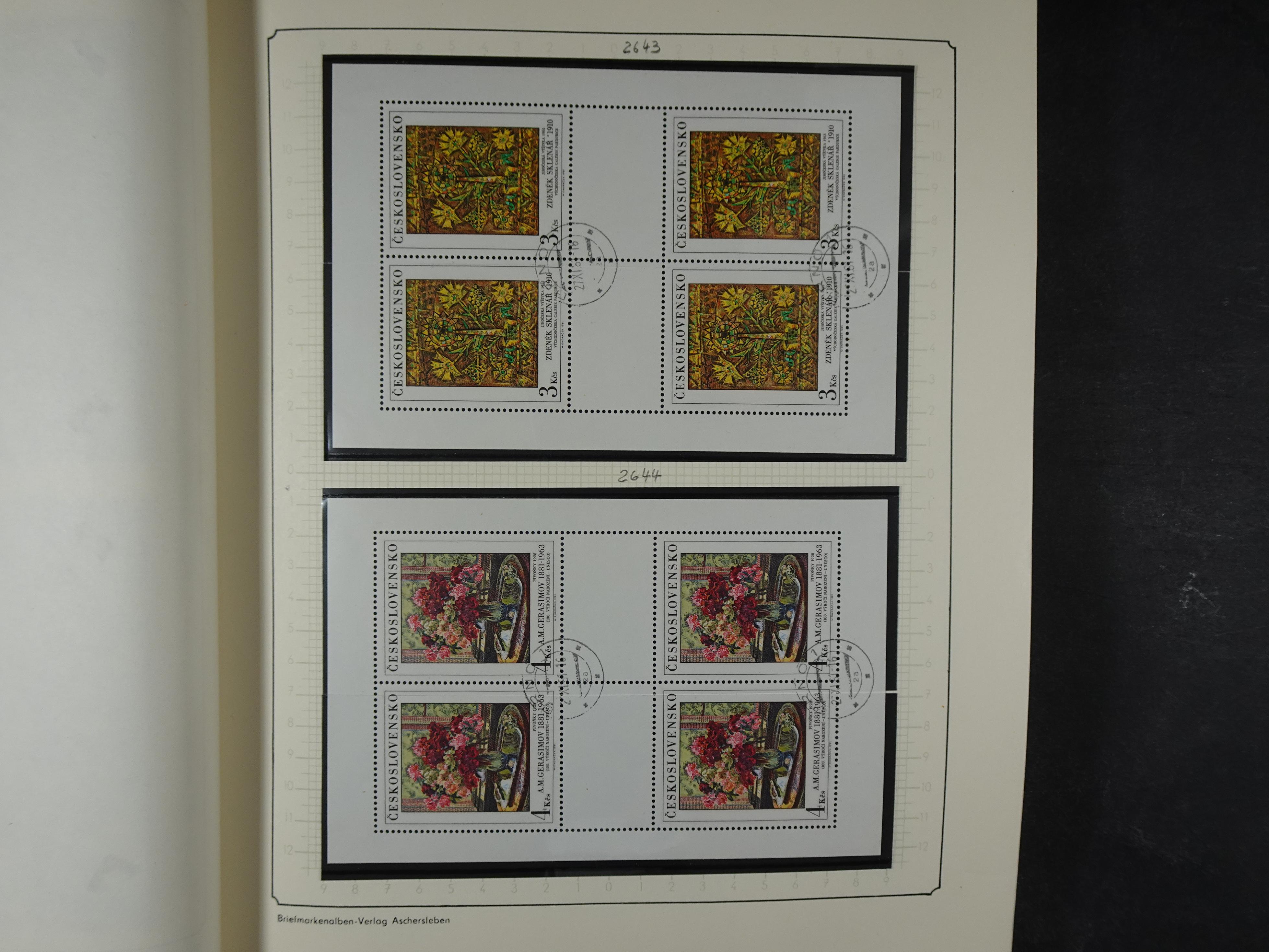 Verzameling met blokken 1979 -1993. 17