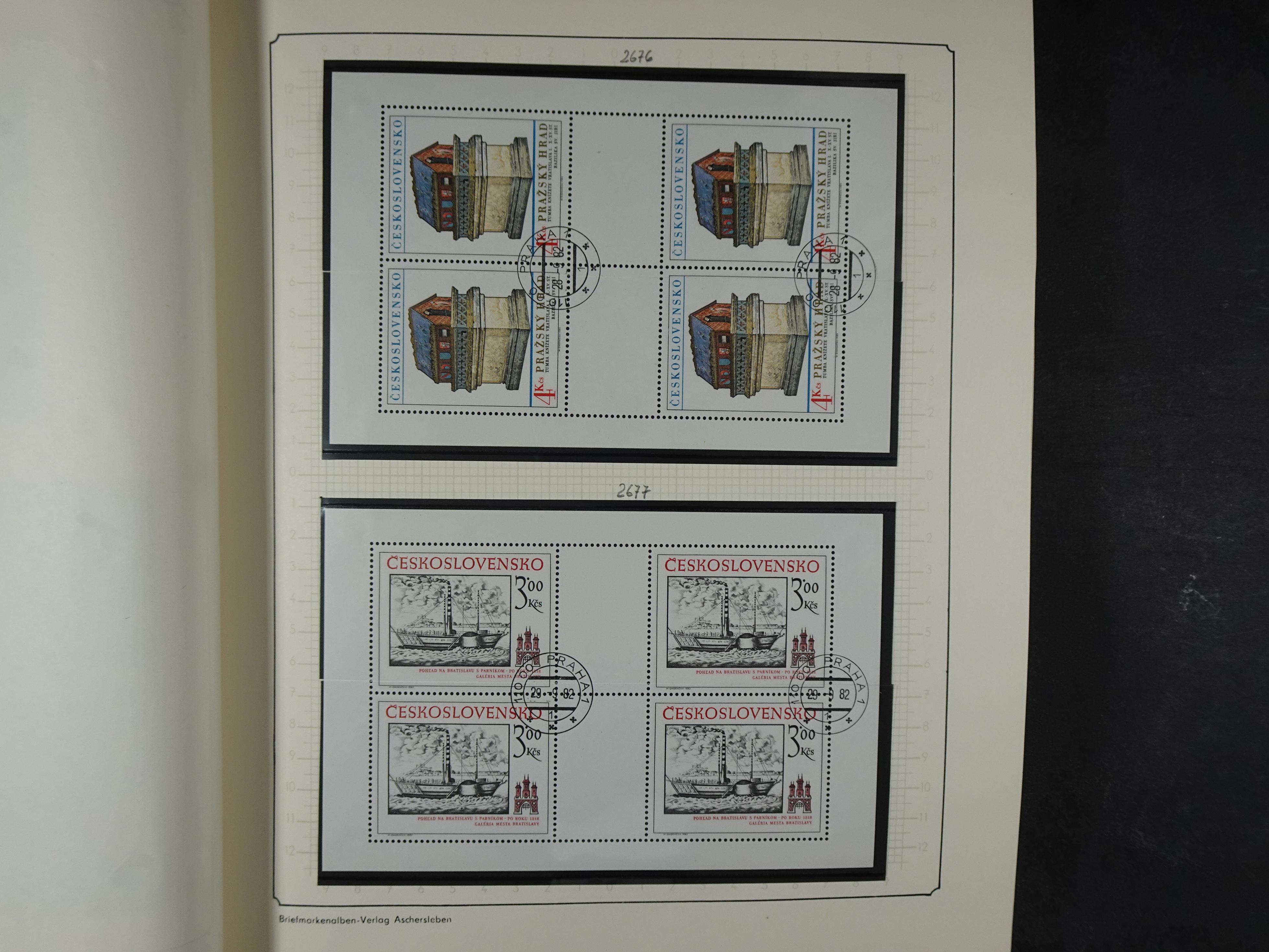 Verzameling met blokken 1979 -1993. 20