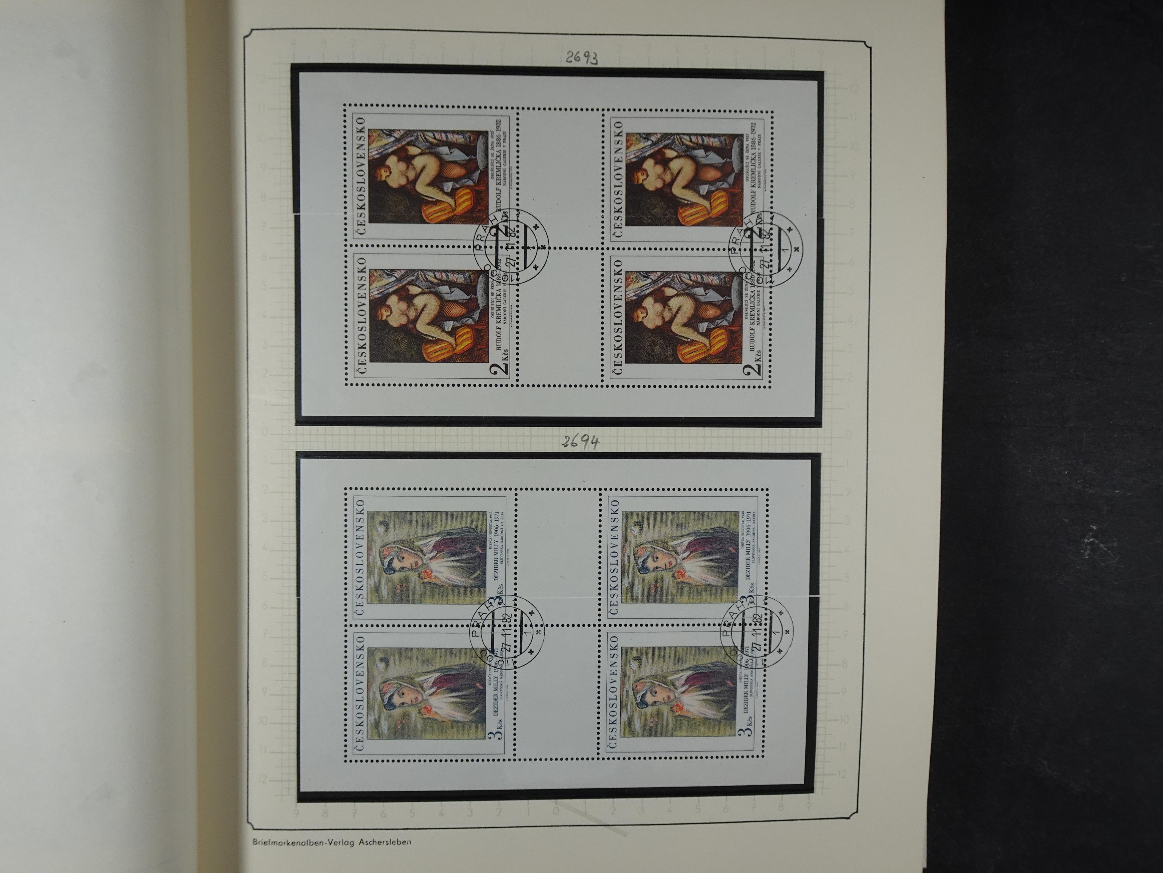 Verzameling met blokken 1979 -1993. 22
