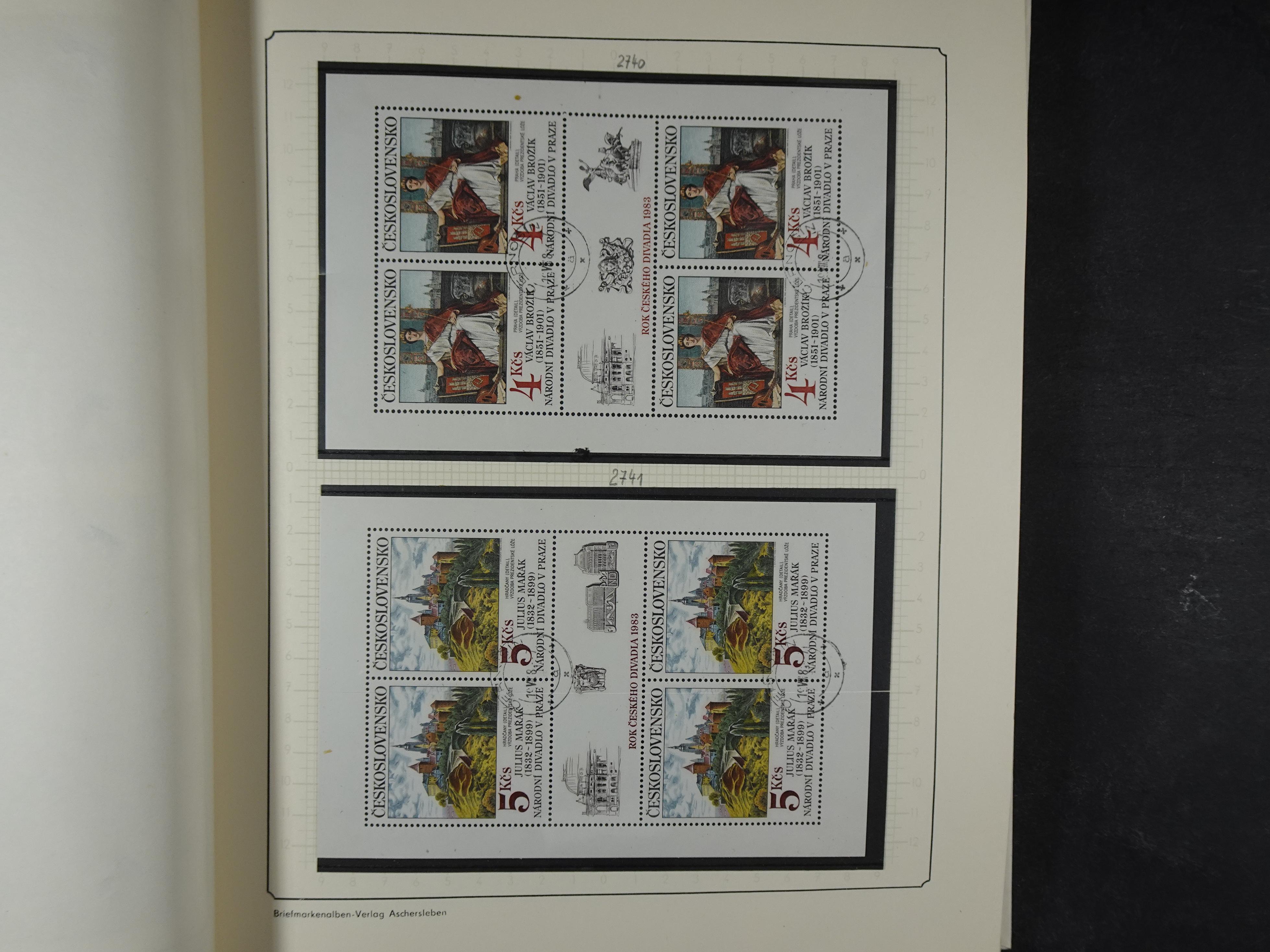 Verzameling met blokken 1979 -1993. 28