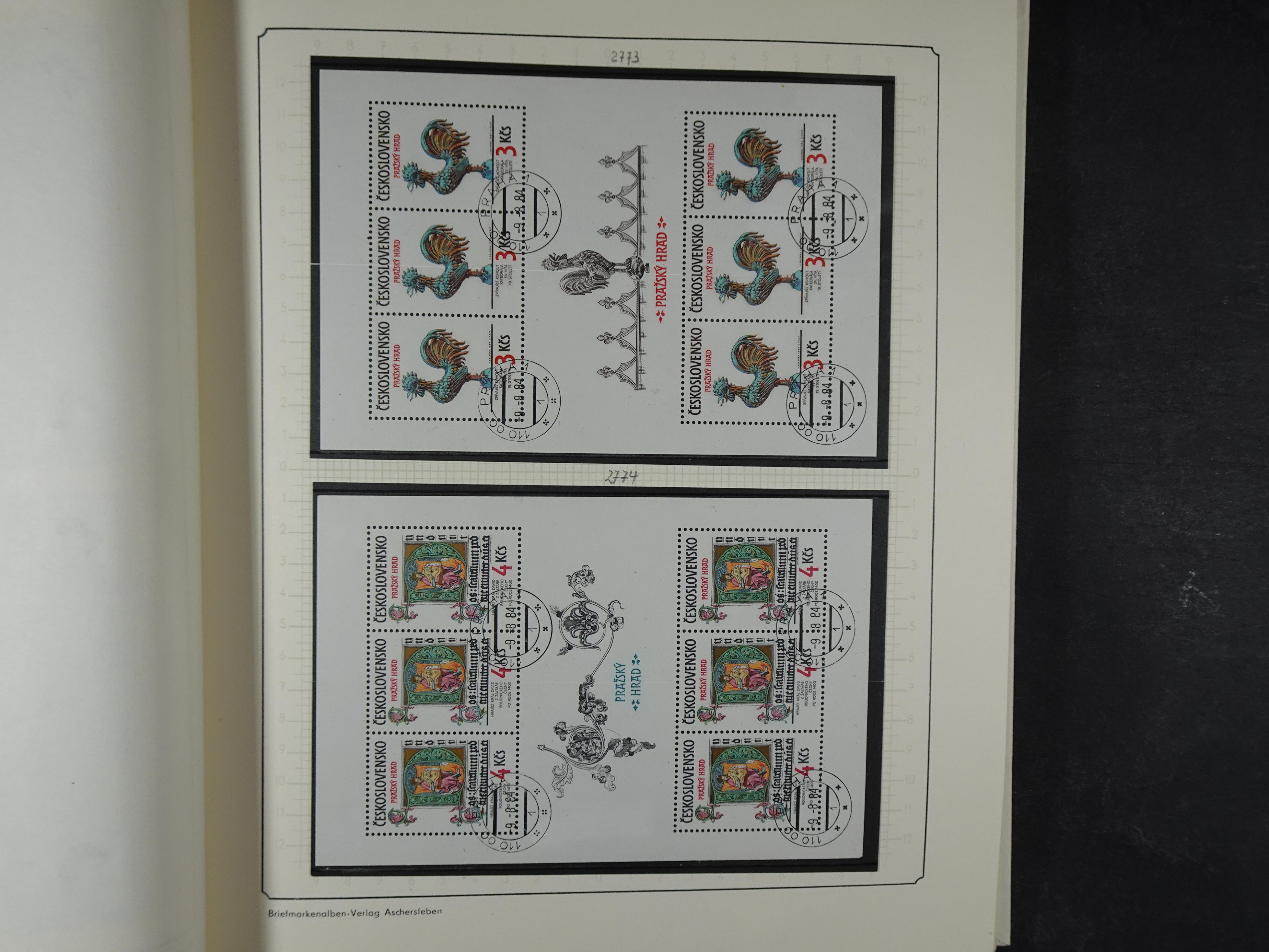Verzameling met blokken 1979 -1993. 30